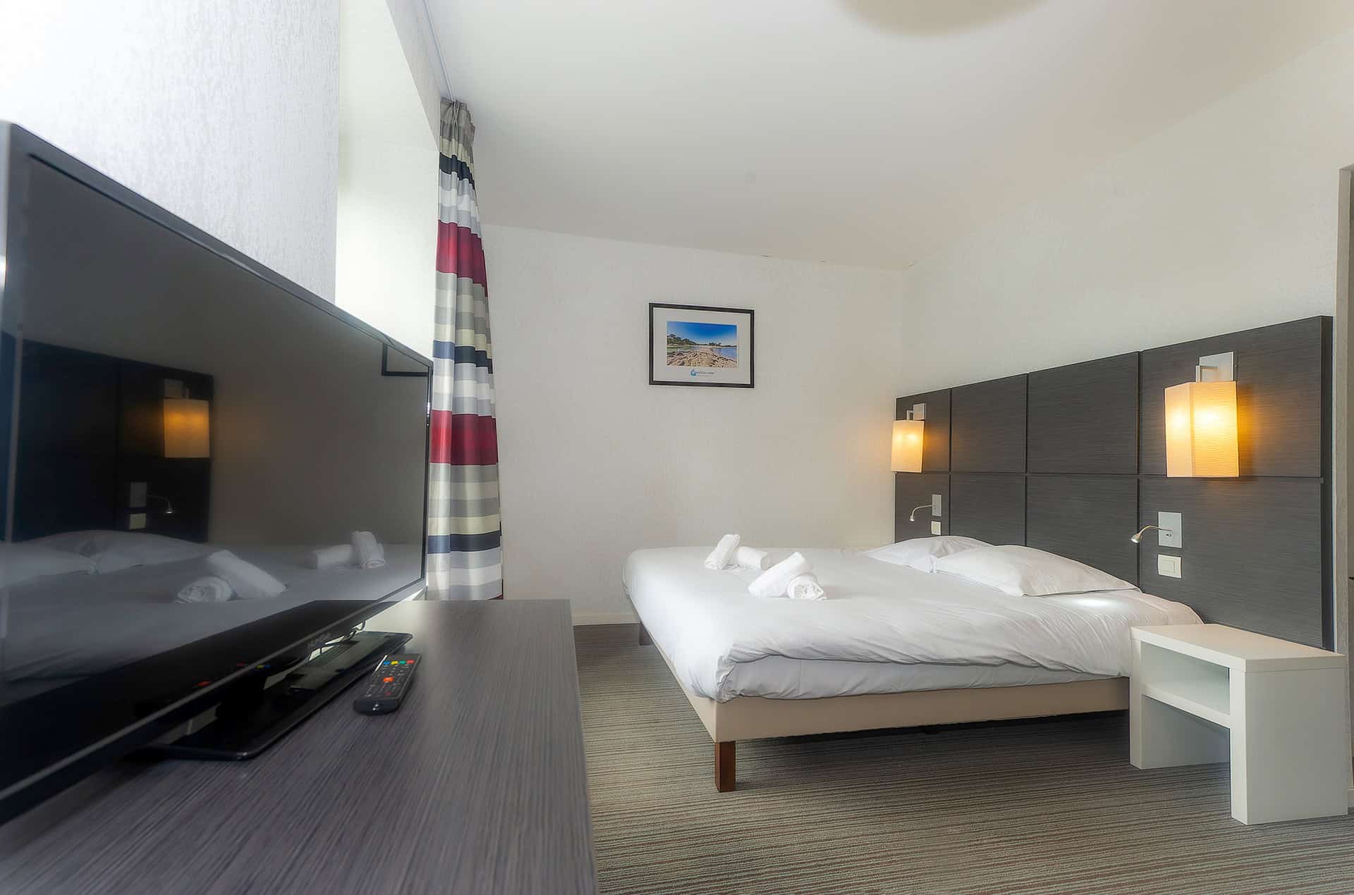 Exemple de logement en studio 2 personnes (sans balcon) de la résidence de vacances Goélia le Domaine de Pont-Aven à Ponr-Aven en Bretagne Exemple de logement en studio 2 personnes (sans balcon) de la résidence de vacances Goélia le Domaine de Pont-Aven à Ponr-Aven en Bretagne