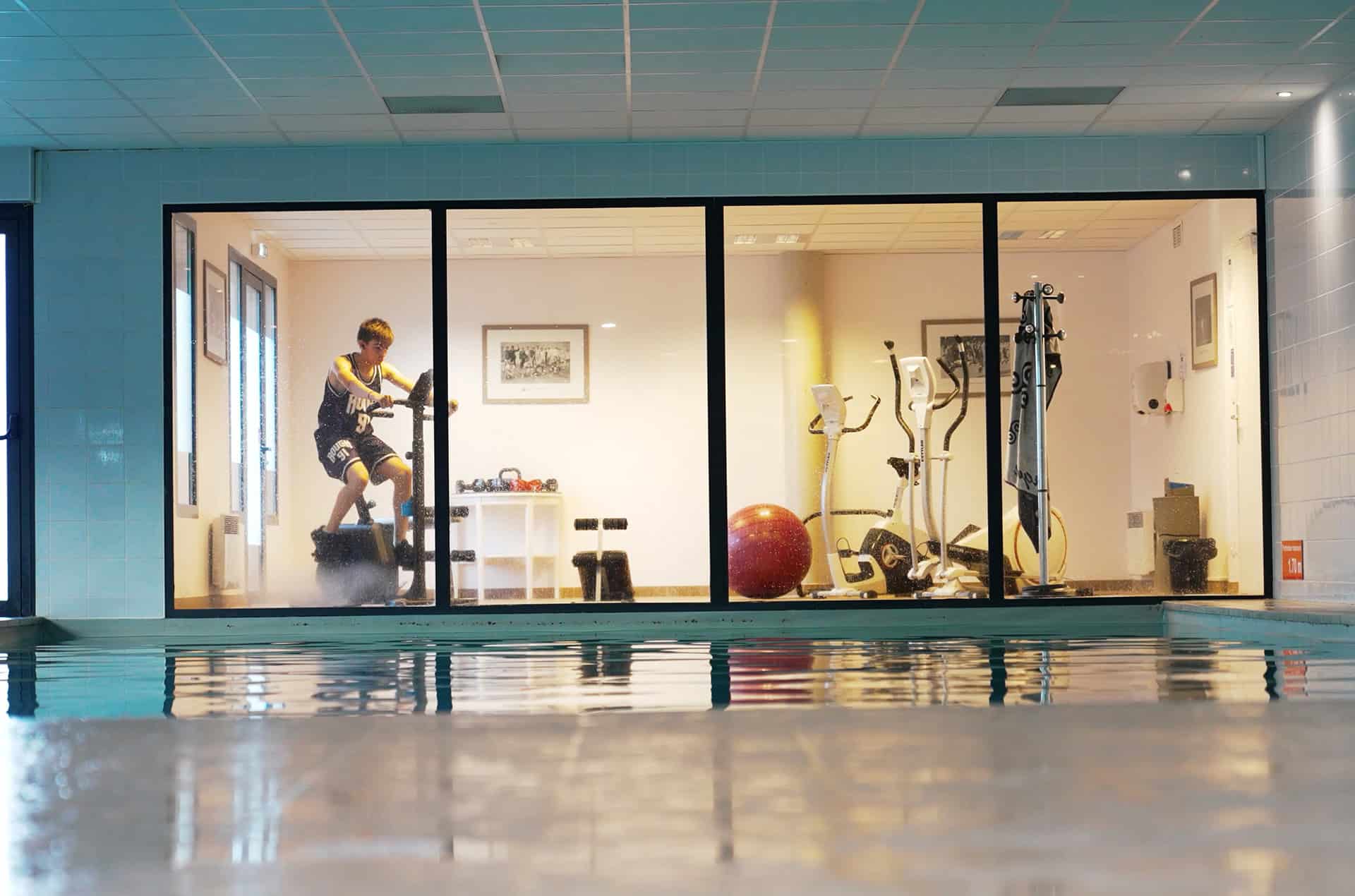 Salle fitness de la résidence de vacances Goélia Les 7 Îles à Perros-Guirec Salle fitness de la résidence de vacances Goélia Les 7 Îles à Perros-Guirec