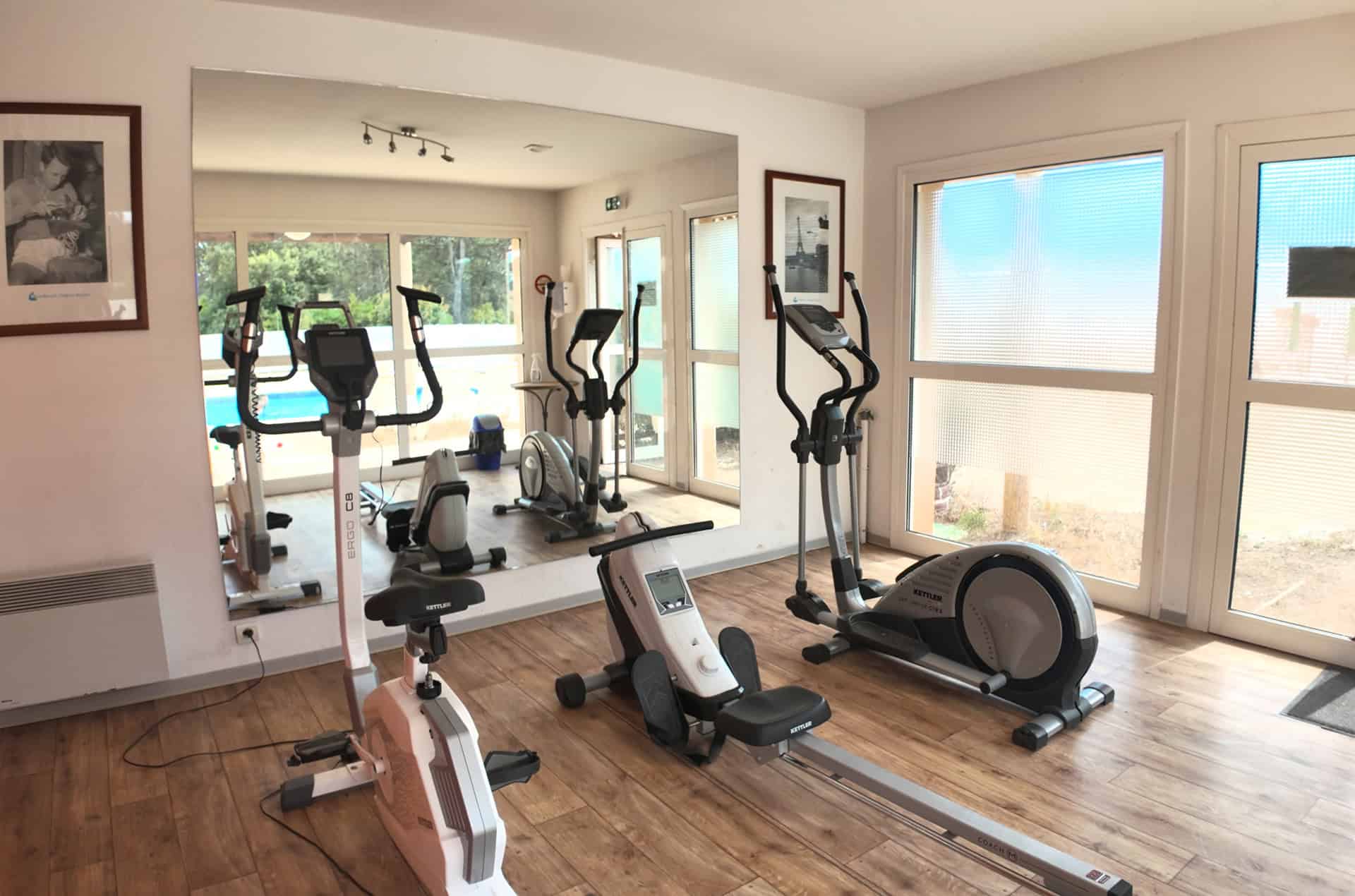 Salle fitness de la résidence de vacances Goélia Le Village Azur à Roquebrune sur Argens Salle fitness de la résidence de vacances Goélia Le Village Azur à Roquebrune sur Argens