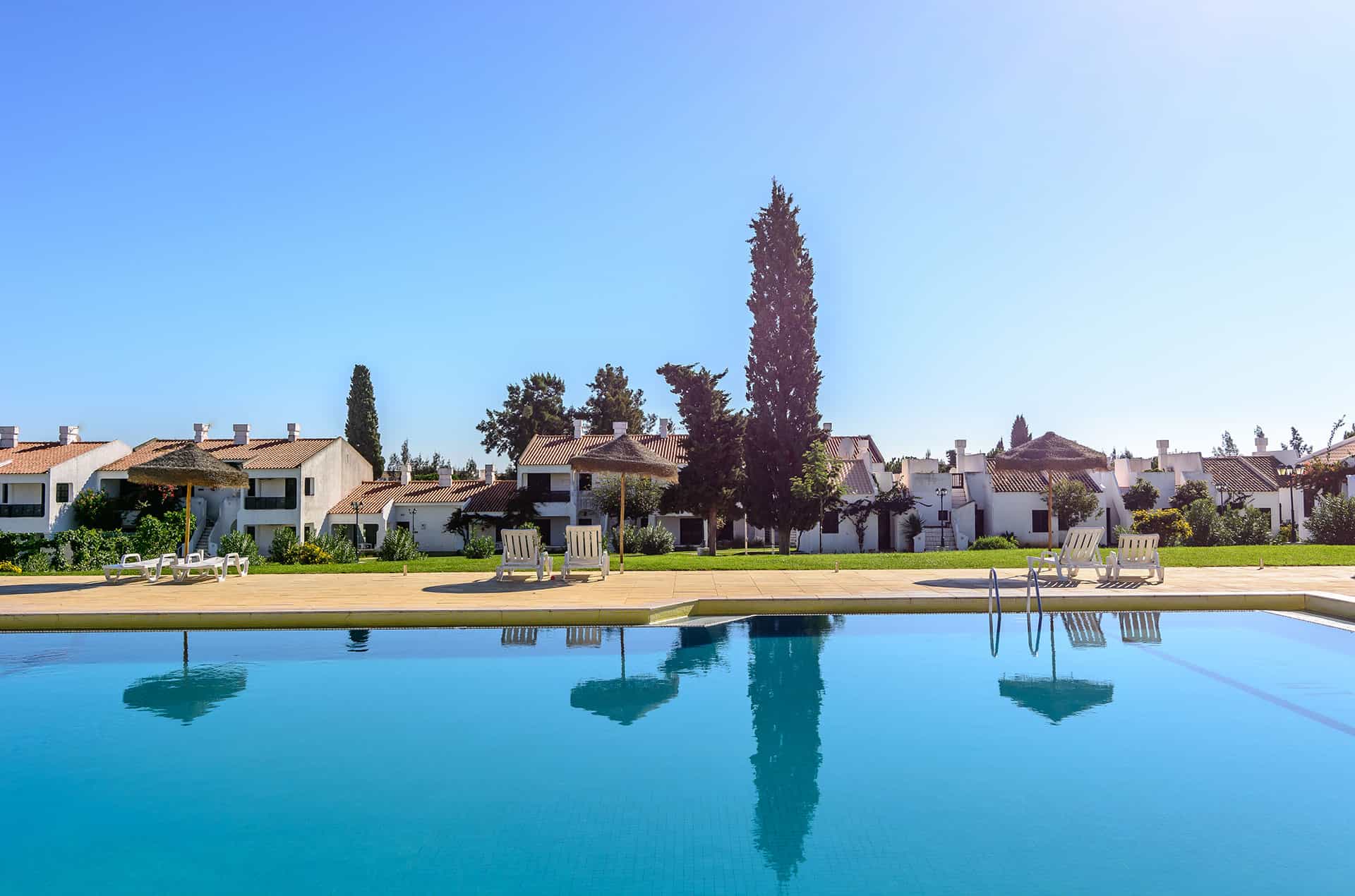 Piscine extérieure du village vacances Pedras da Rainha à Cabanas de Tavira, au Portugal