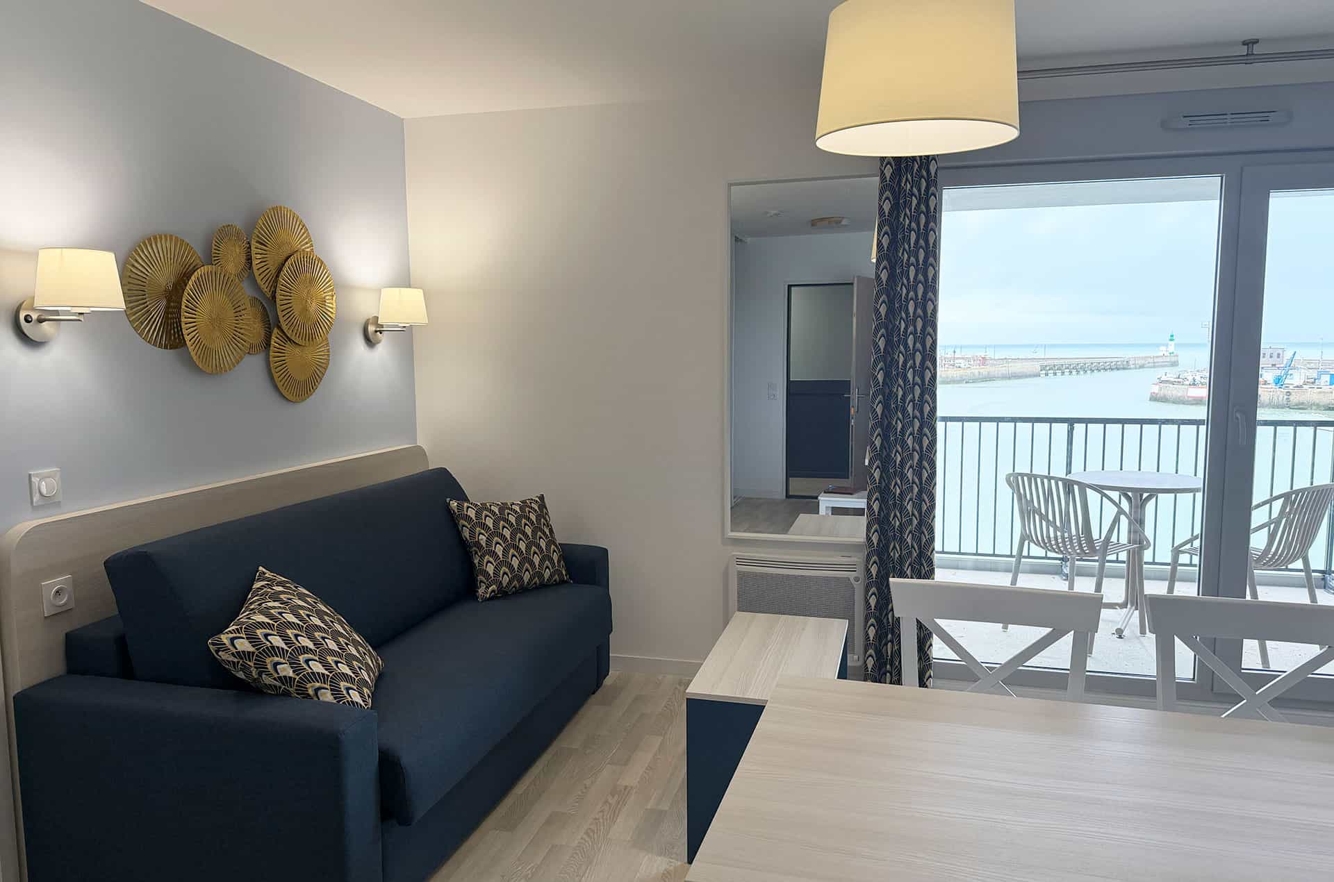 Exemple d'un logement jumelé 2 pièces 4 personnes de la résidence de vacances Goélia Le Phare au Tréport Exemple d'un logement jumelé 2 pièces 4 personnes de la résidence de vacances Goélia Le Phare au Tréport