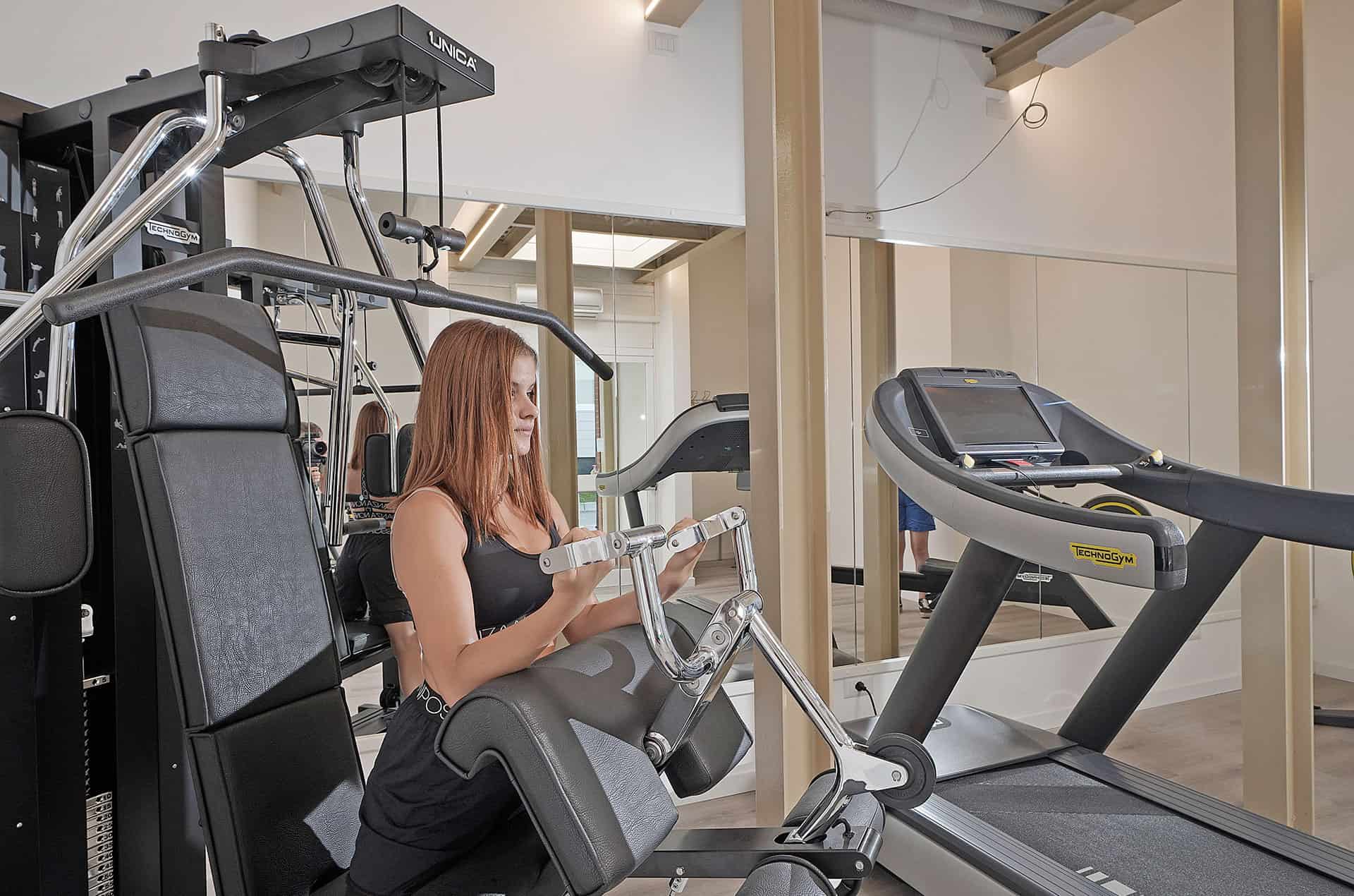 Espace fitness du camping San Francesco Village à Desenzano del Garda Espace fitness du camping San Francesco Village à Desenzano del Garda