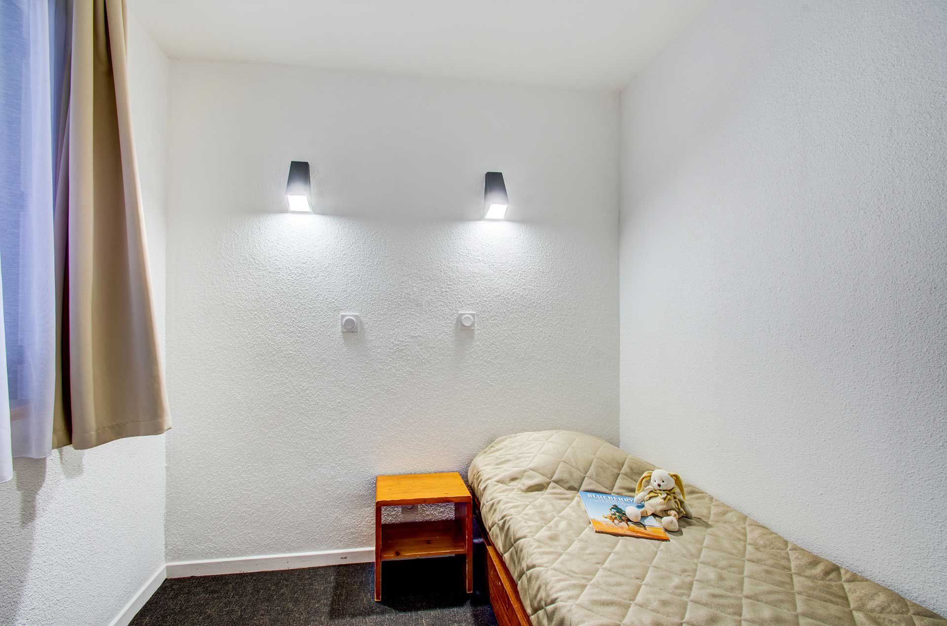 Exemple de chambre de la résidence de vacances Privilège à Peyragudes