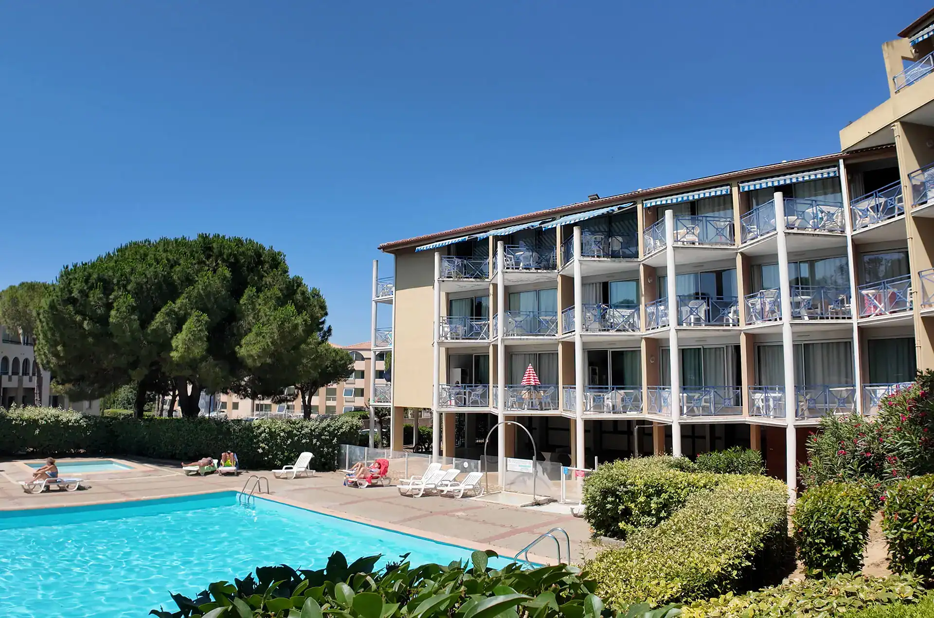 La résidence de vacances Goélia Arcadius à Balaruc les Bains
