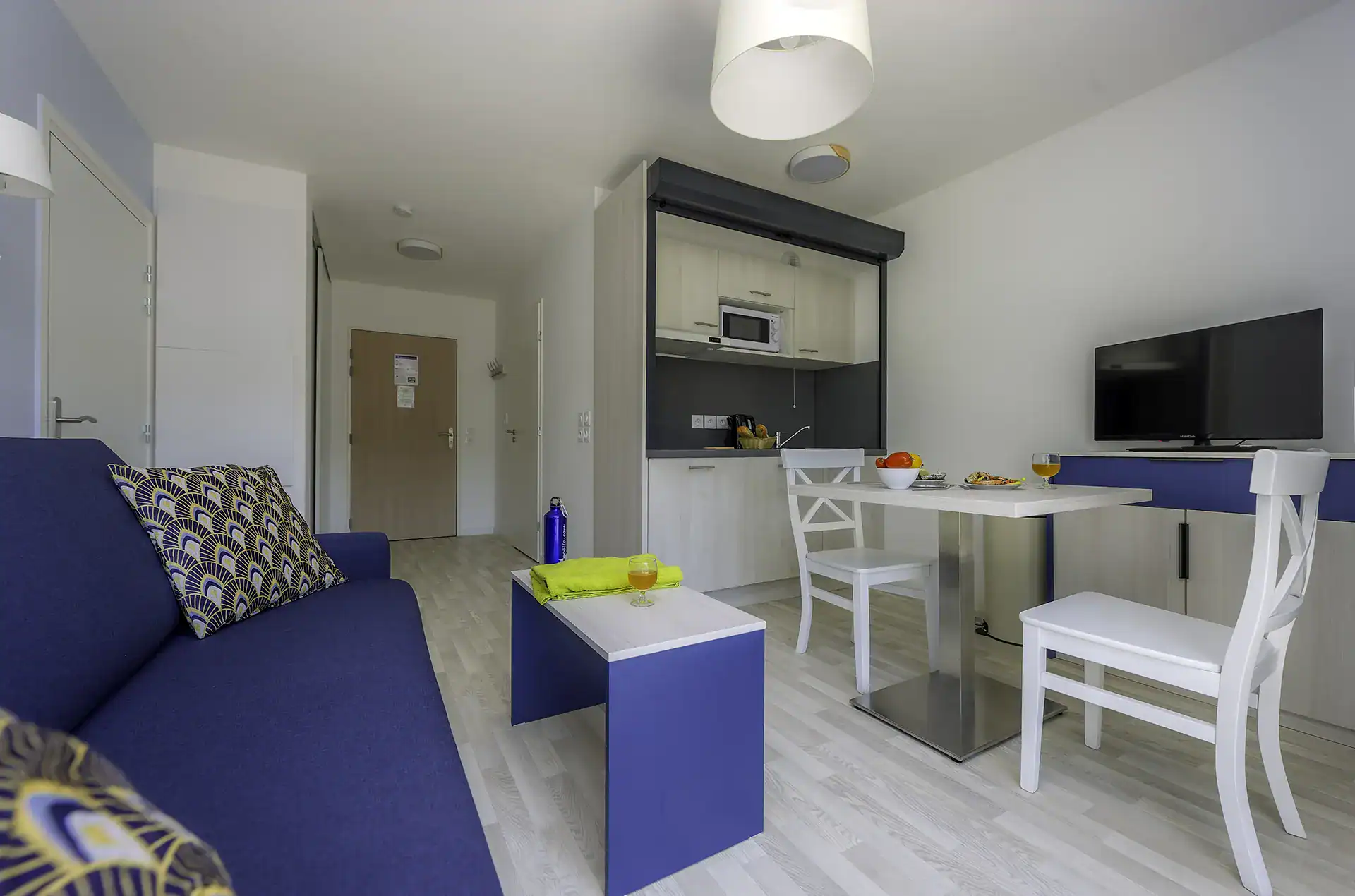 Exemple d'appartement de la résidence de vacances Le Phare au Tréport en Normandie