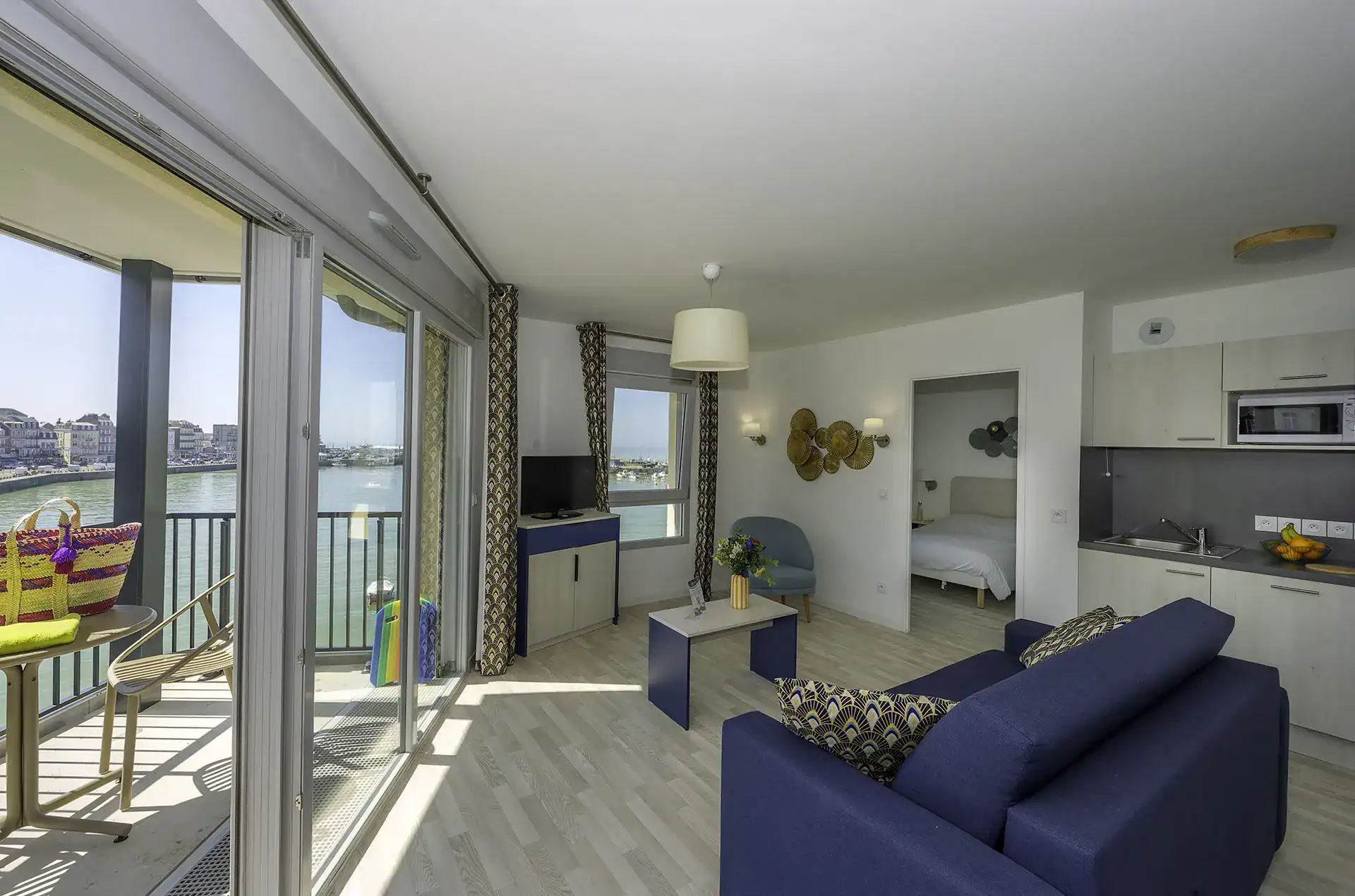 Exemple d'appartement de la résidence de vacances Le Phare au Tréport en Normandie