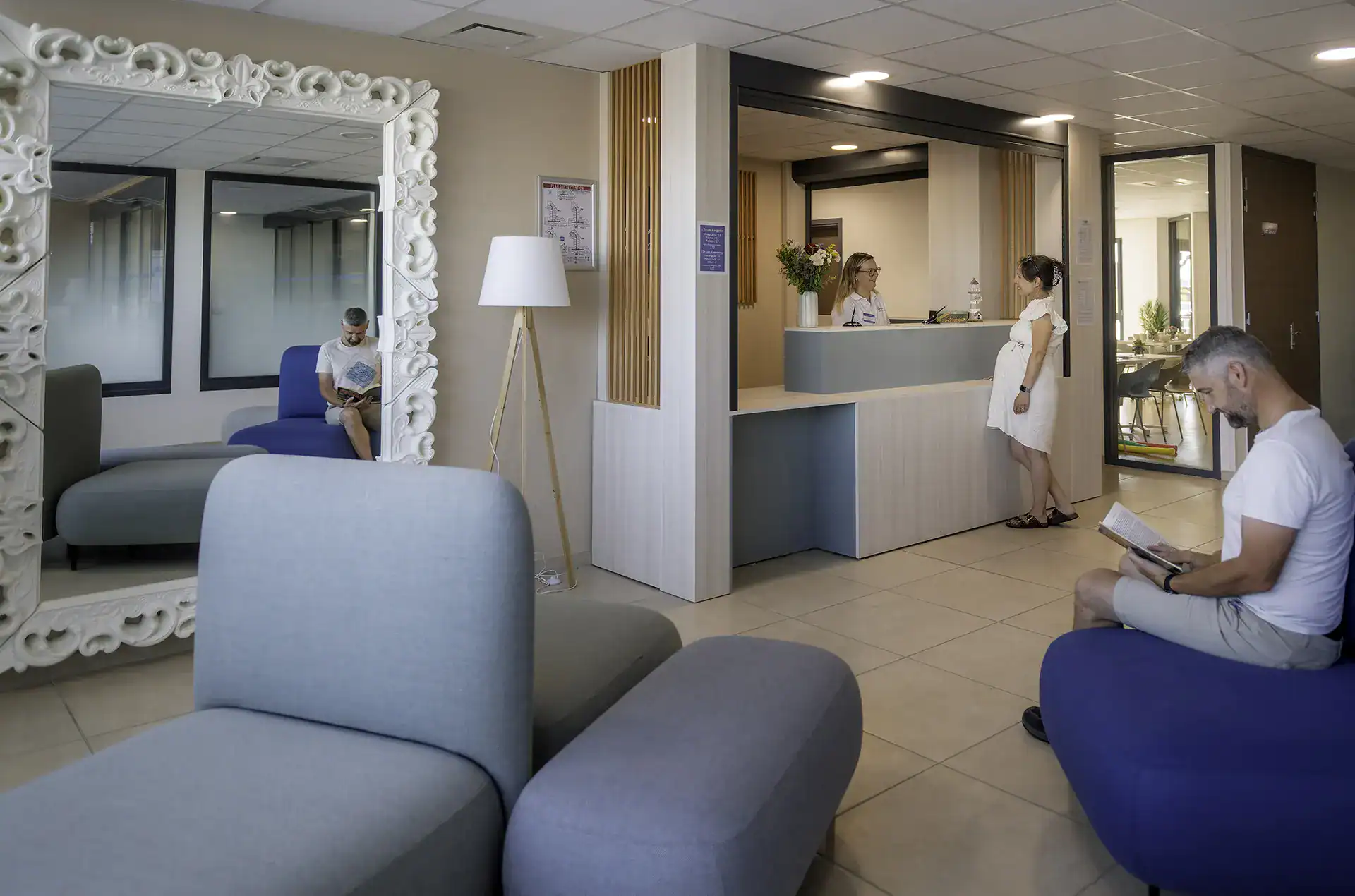 Réception de la résidence de vacances Goélia le Phare au Tréport
