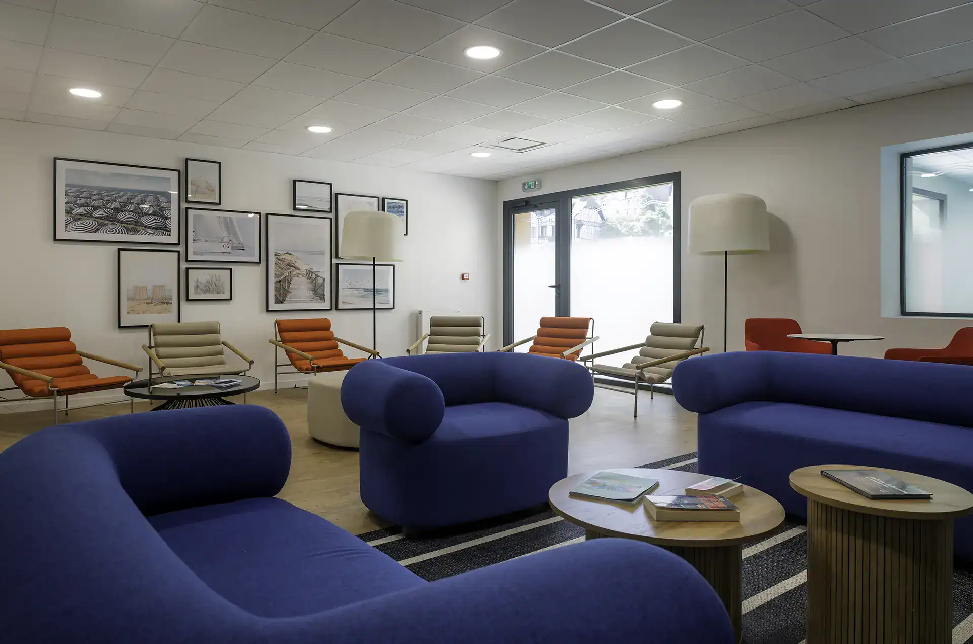 Le coin salon détente de la résidence de vacances Goélia Le Phare au Tréport