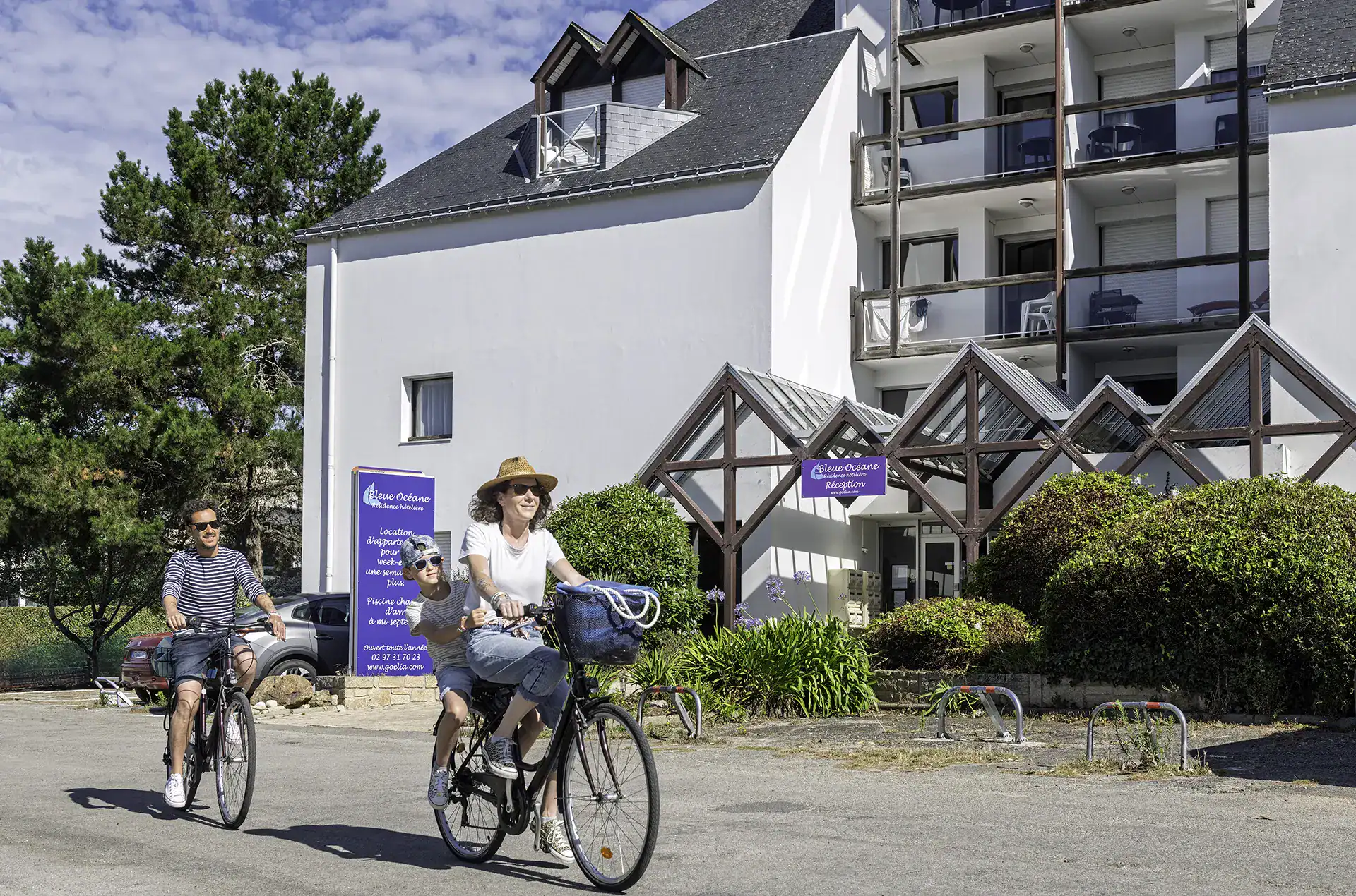 Extérieur de la résidence de vacances Goélia Bleue Océane à Carnac