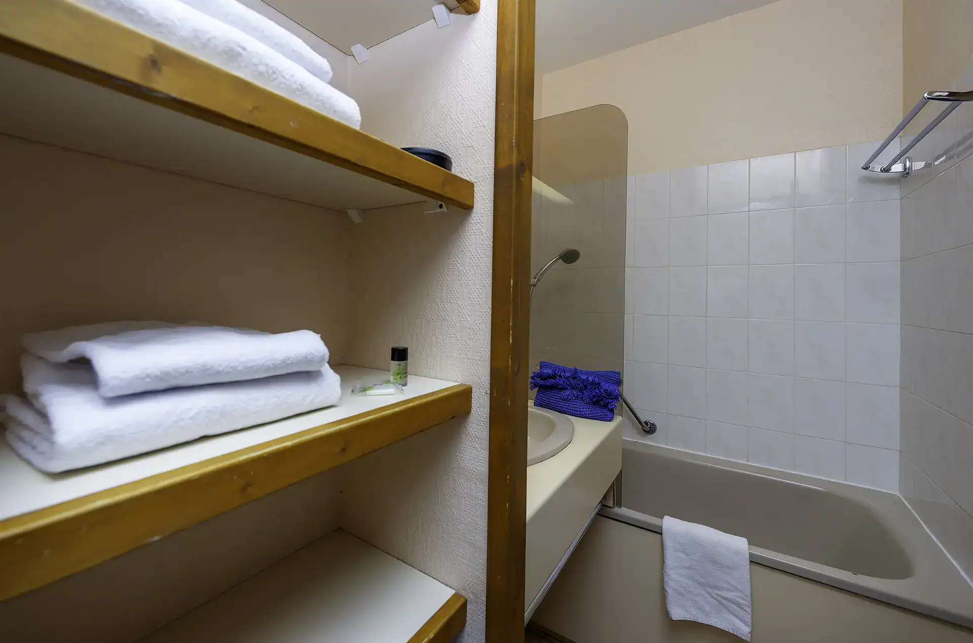 Exemple de salle de bain de la résidence de vacances 