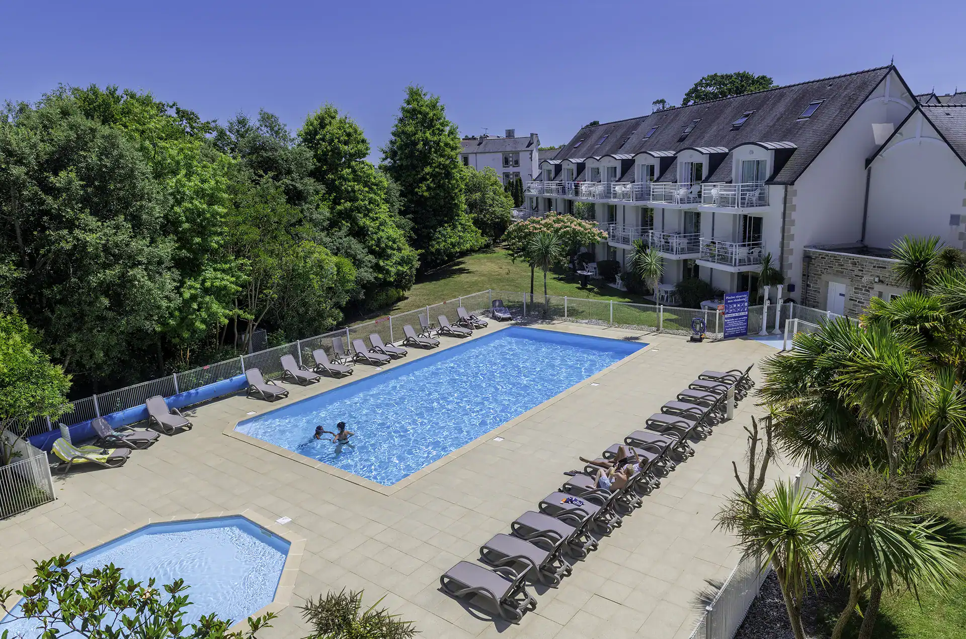 La résidence de vacances Goélia Le Domaine des Glénan à Fouesnant en Bretagne