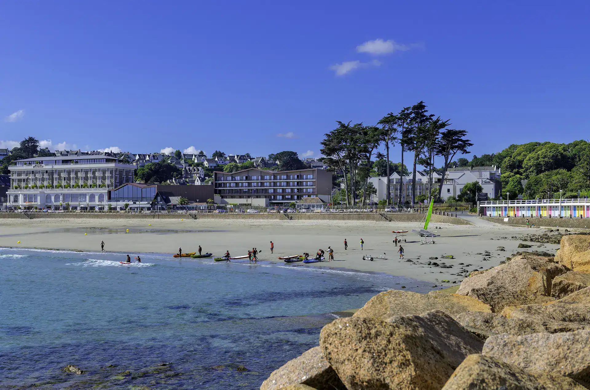 La Plage de Ploumanac'h à proximité immédiate de la résidence de vacances goélia Les 7 îles à Perros Guirec La Plage de Ploumanac'h à proximité immédiate de la résidence de vacances goélia Les 7 îles à Perros Guirec