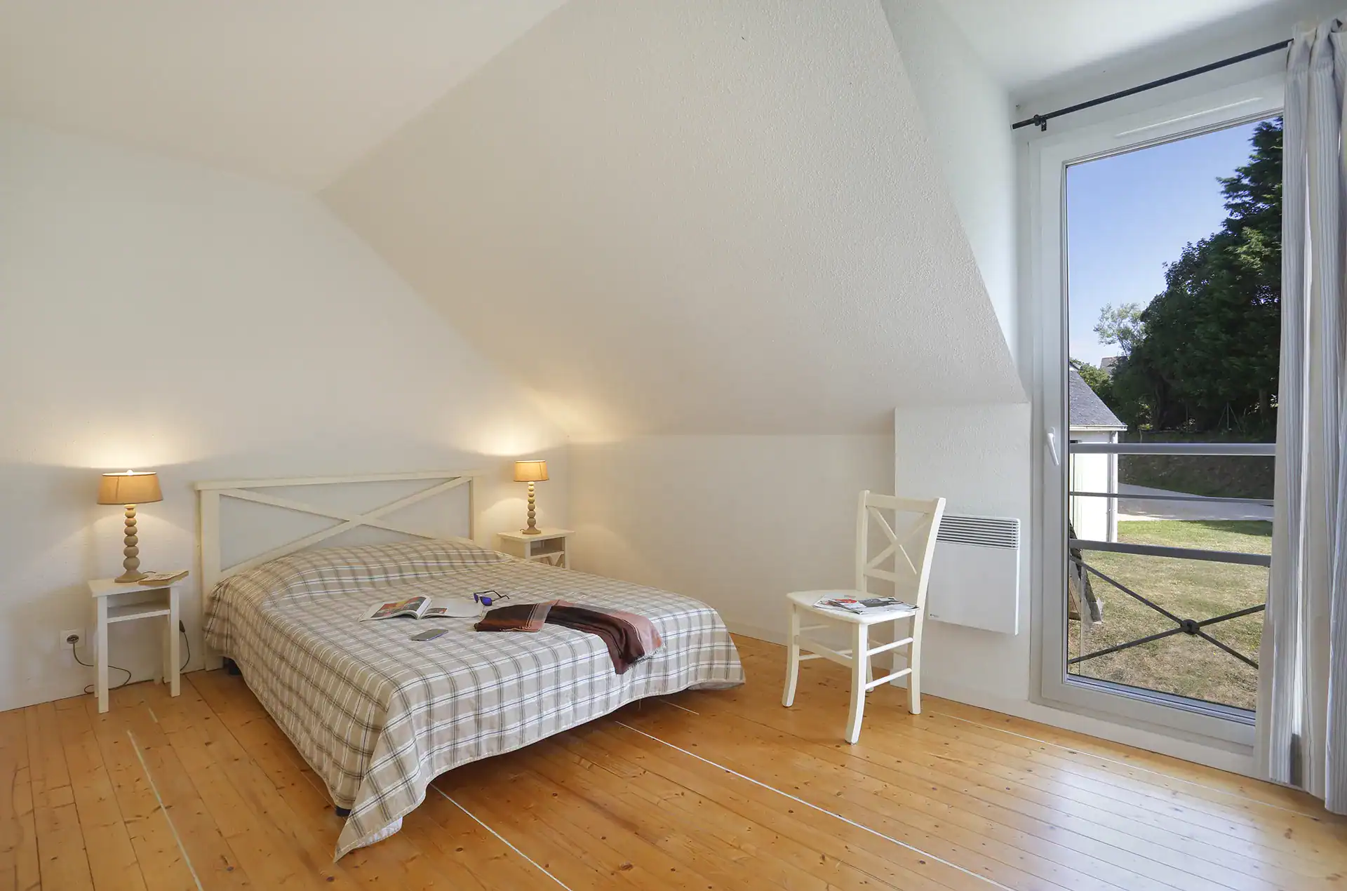 Exemple de chambre de la résidence de vacances Goélia Iroise Armorique à Locmaria-Plouzané en Bretagne