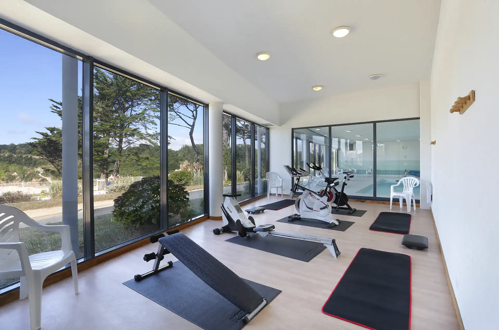 Salle de sport de la résidence de vacances Goélia Iroise Armorique à Locmaria-Plouzané en Bretagne