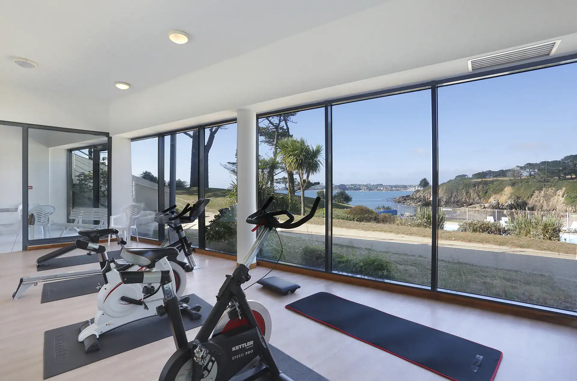 Salle de sport de la résidence de vacances Goélia Iroise Armorique à Locmaria-Plouzané en Bretagne
