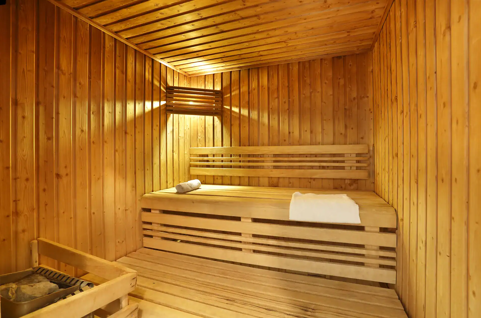 Sauna de la résidence de vacances Goélia Iroise Armorique à Locmaria-Plouzané en Bretagne