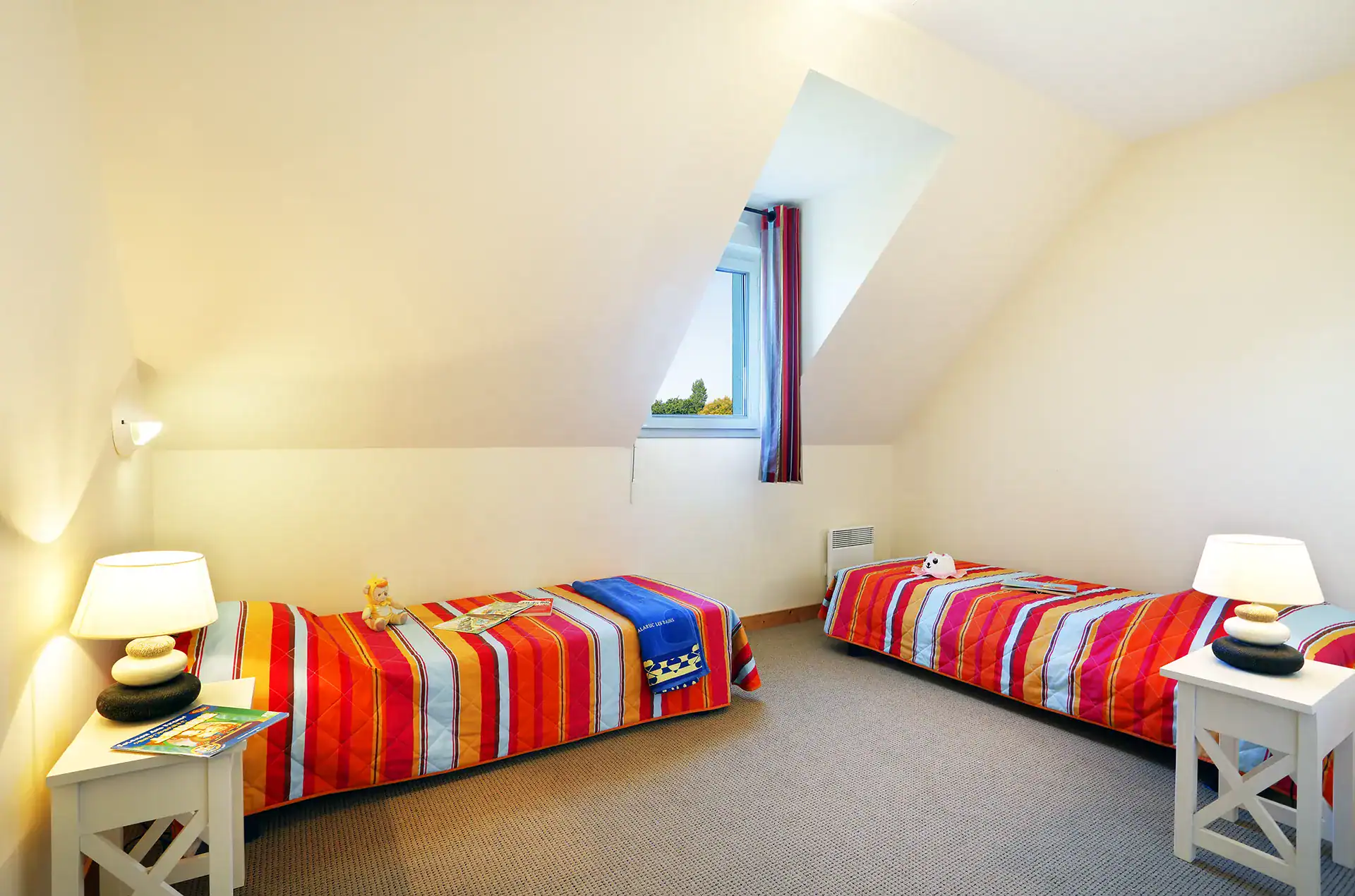 Example of a room at the Goélia Les Roches holiday residence in Saint-Pol-de-Léon