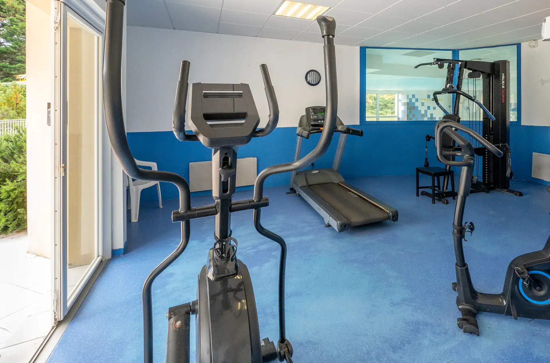 Salle fitness de la résidence de vacances Goelia Kermael à Saint Briac en Bretagne