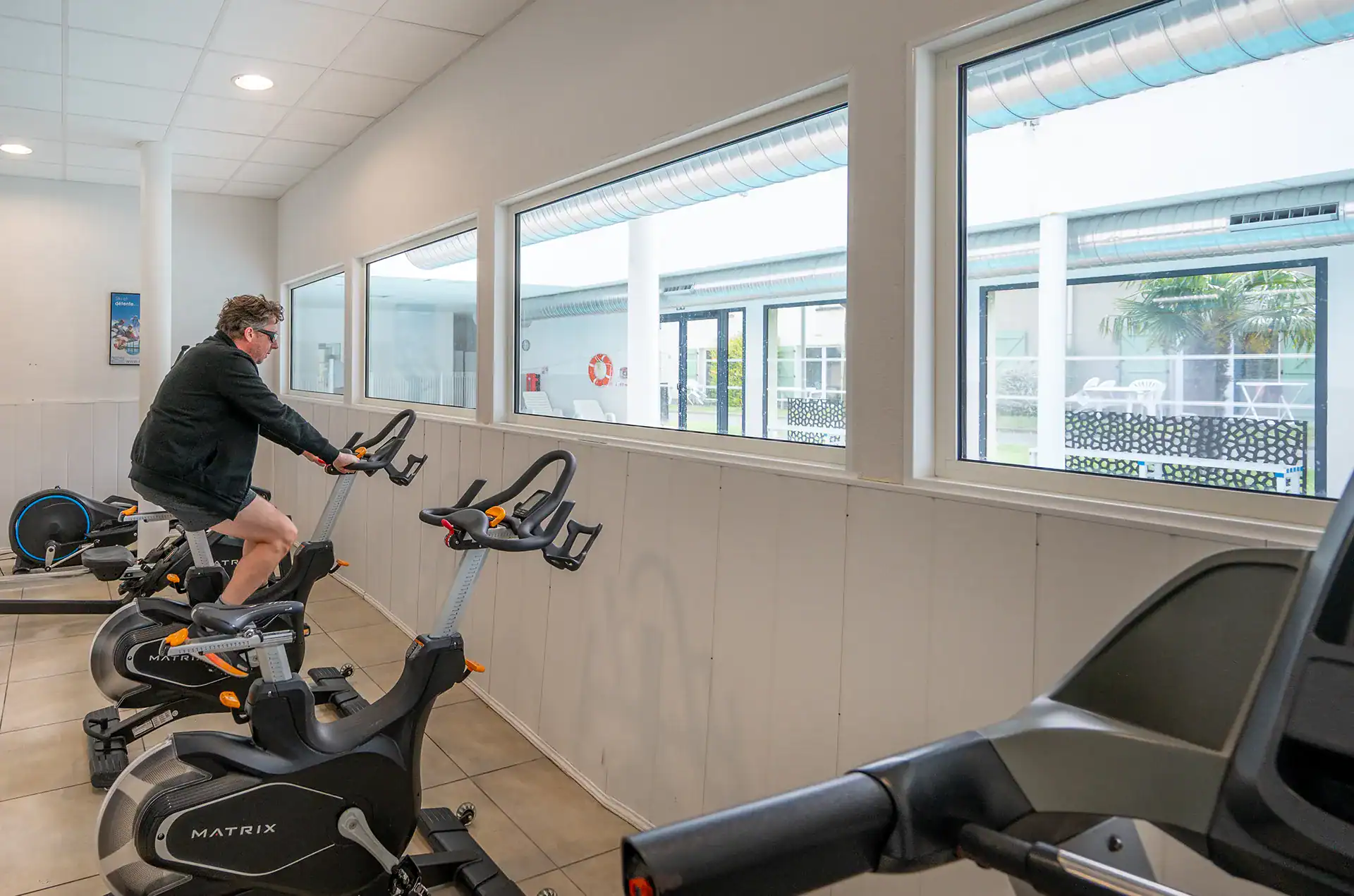 Fitness room  at the Goélia Le Domaine des Mauriers holiday residence in Saint Malo