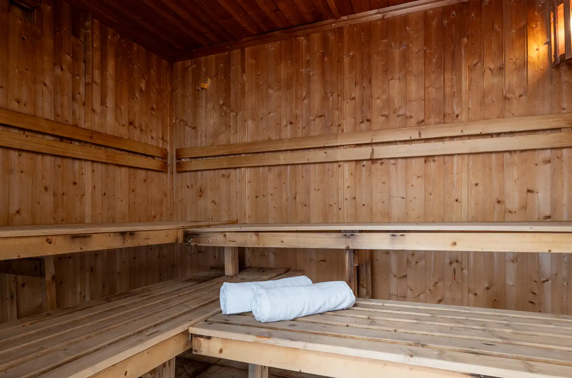 Sauna at the Goélia Le Domaine des Mauriers holiday residence 