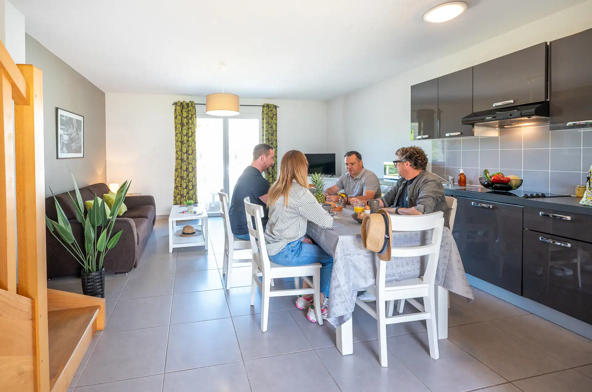 Example of the interior of accommodation at the Goélia le Domaine des Mauriers holiday residence in Saint-Malo