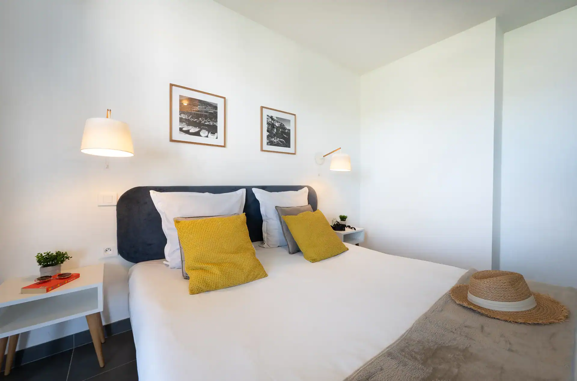 Example of a room in accommodation at the Goélia Le Cap Azur holiday residence in Saint-Mandrier
