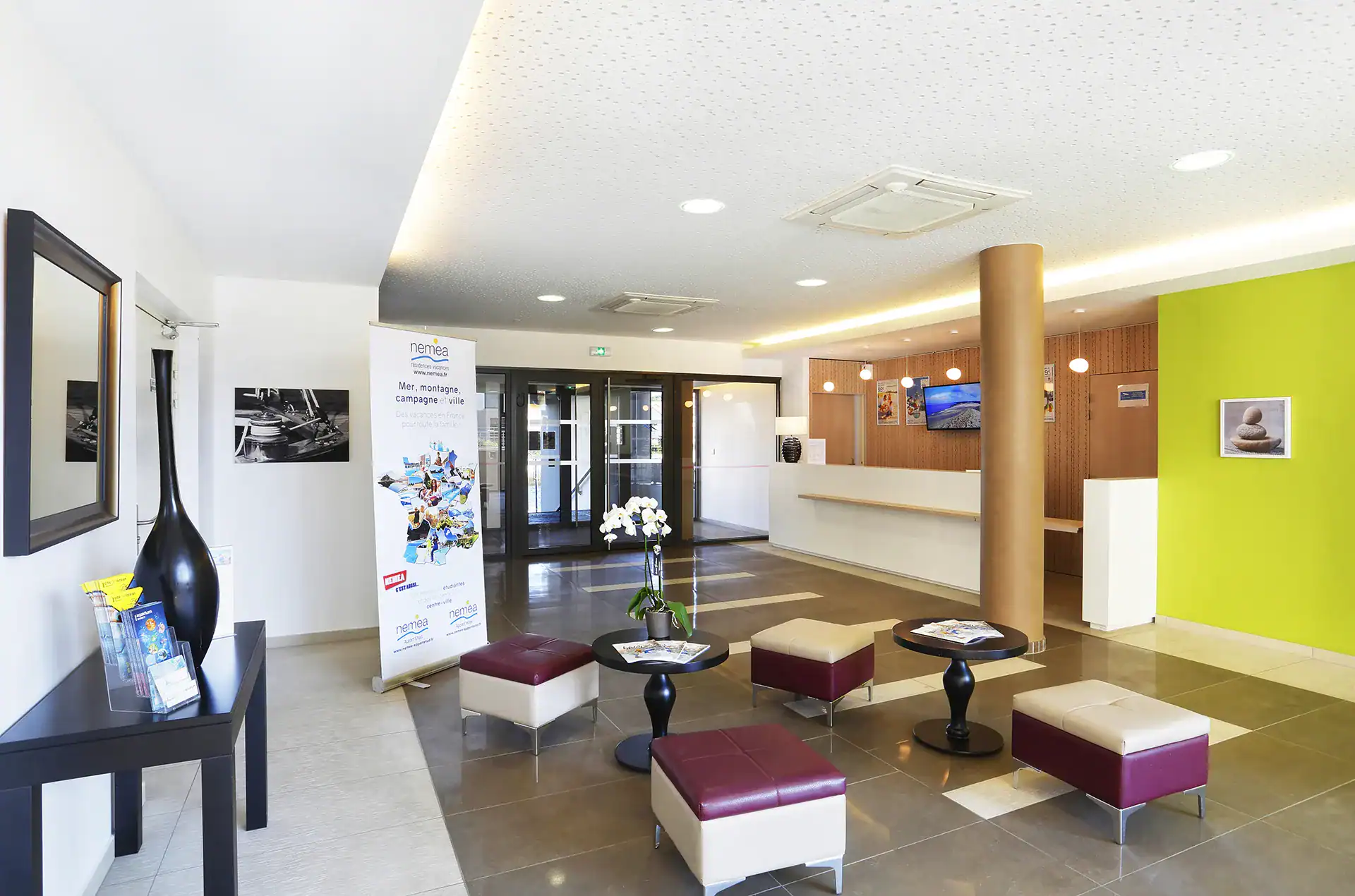 Reception of the Goélia L'Estacade holiday residence in Cape Breton