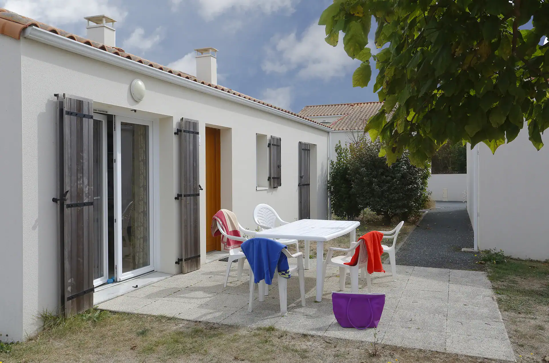 Exemple d'une terrasse de la résidence de vacances Goélia Les grands Rochers aux Sables d'Olonne 