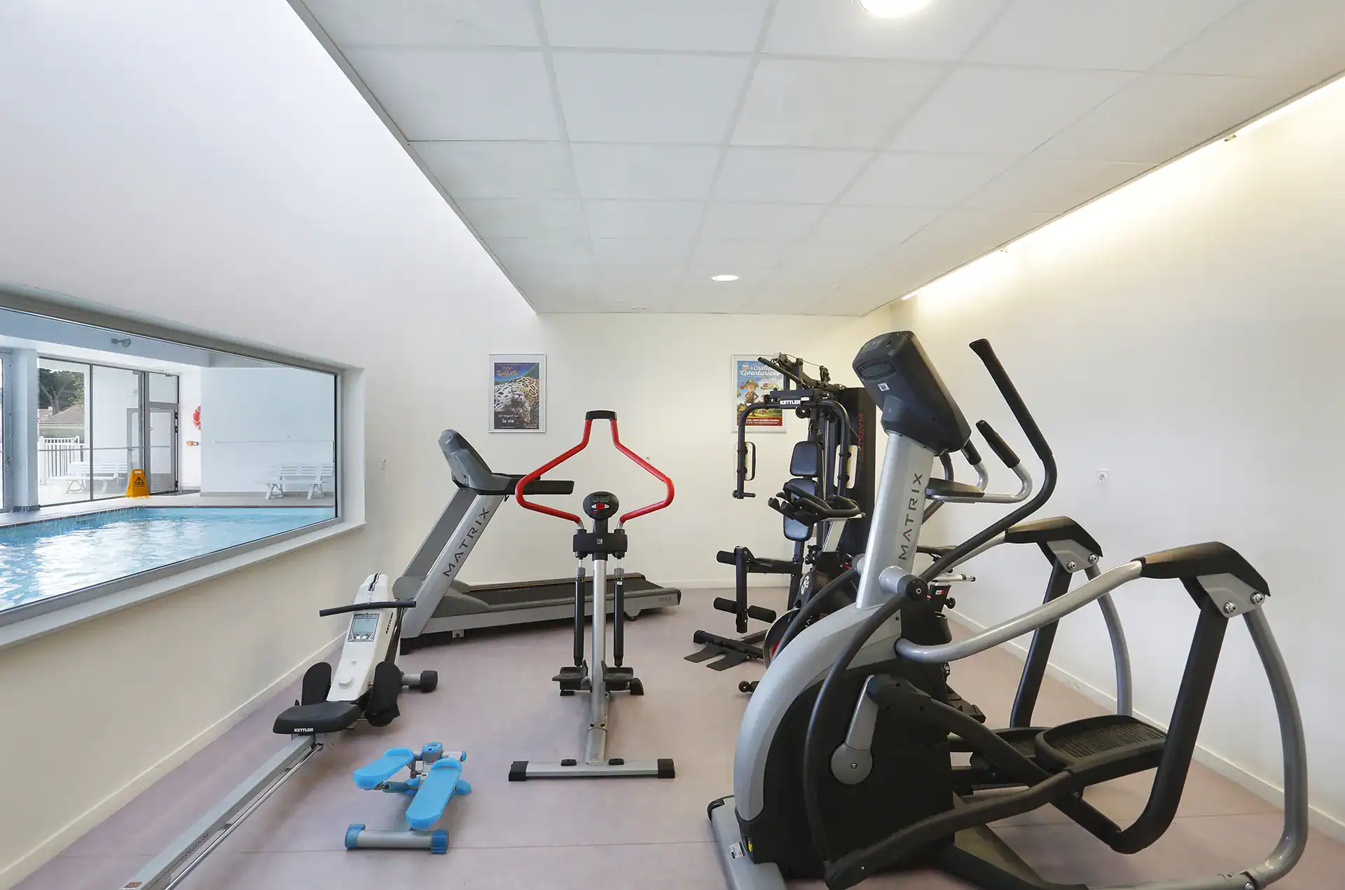 Salle fitness de la résidence de vacances Goélia Les grands Rochers aux Sables d'Olonne 