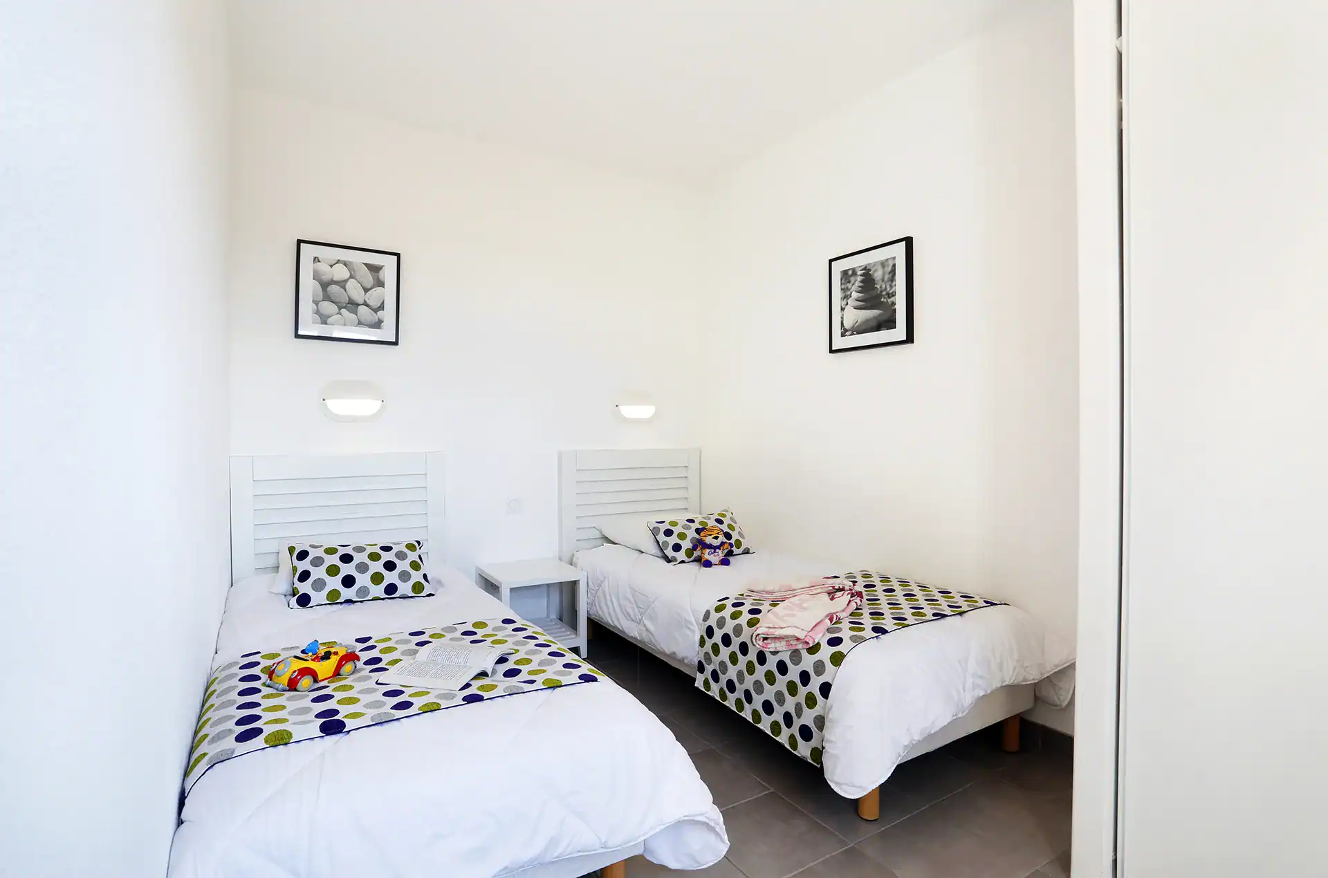 Exemple de chambre de la  résidence de vacances Goélia Le Domaine des Dunes à Mimizan