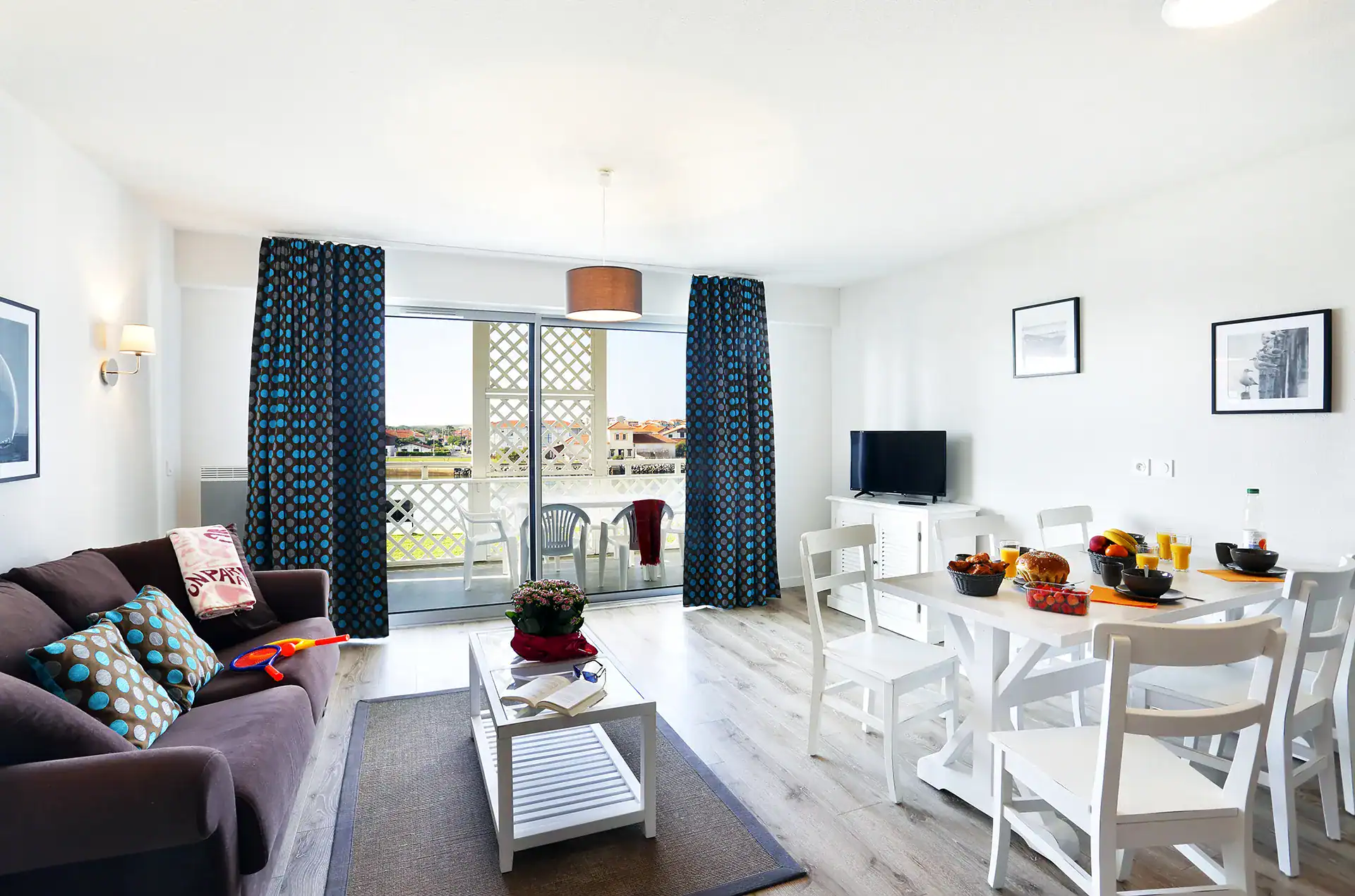 Example of an apartment in the Goélia Les Balcons Pêcheurs holiday residence in Mimizan
