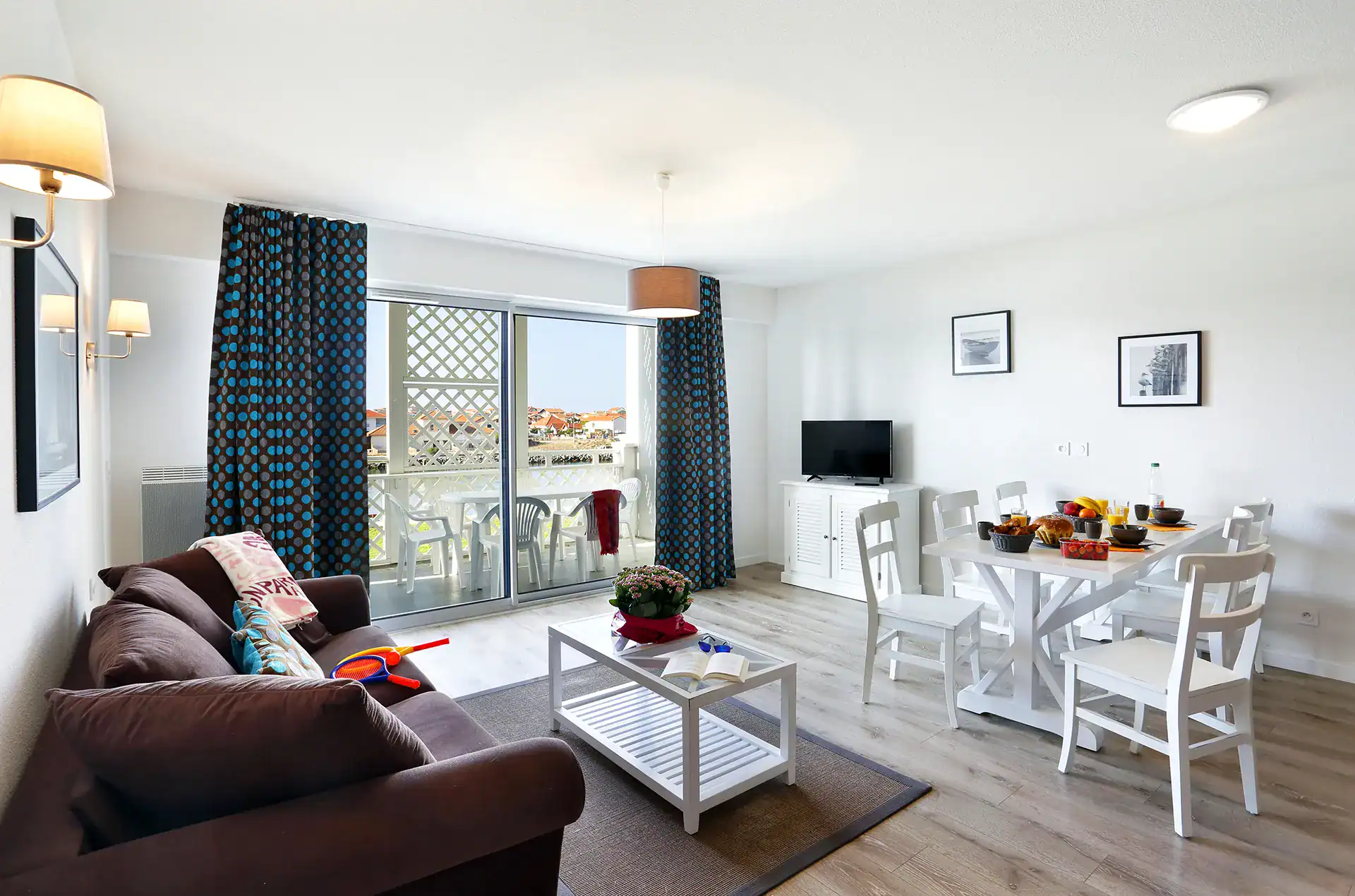 Example of an apartment in the Goélia Les Balcons Pêcheurs holiday residence in Mimizan