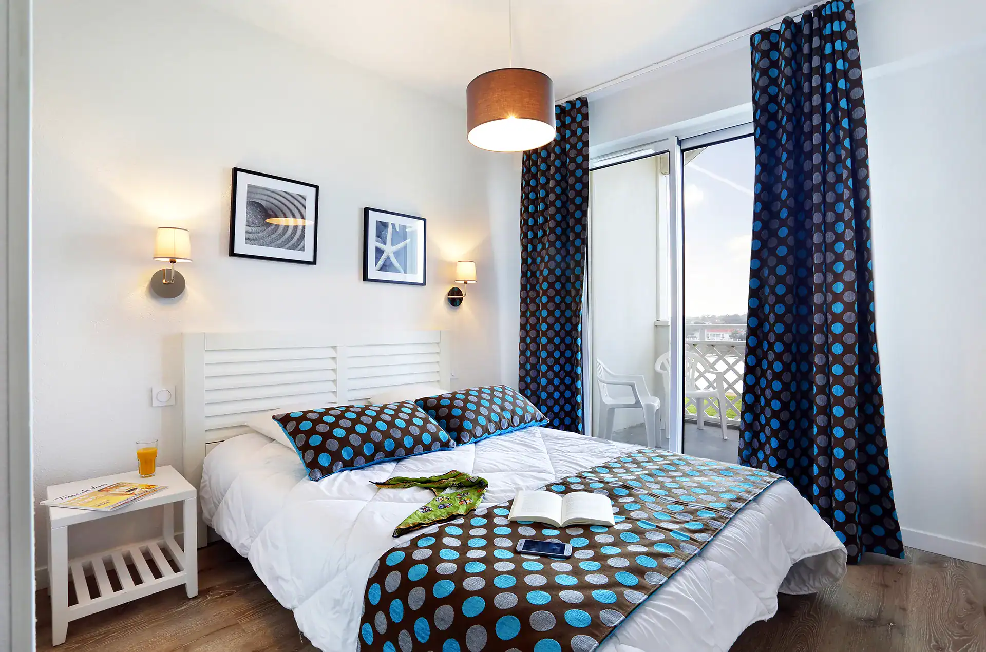 Example of a room at the Goélia Les Balcons Pêcheurs holiday residence in Mimizan