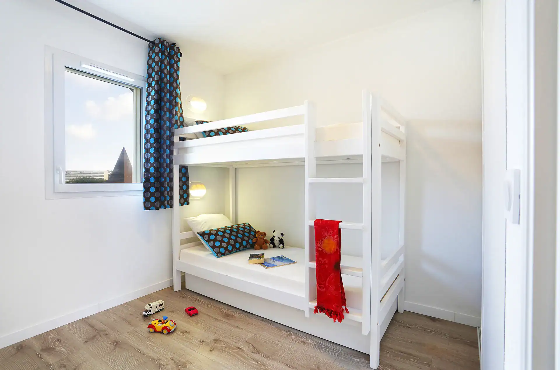 Example of a room at the Goélia Les Balcons Pêcheurs holiday residence in Mimizan