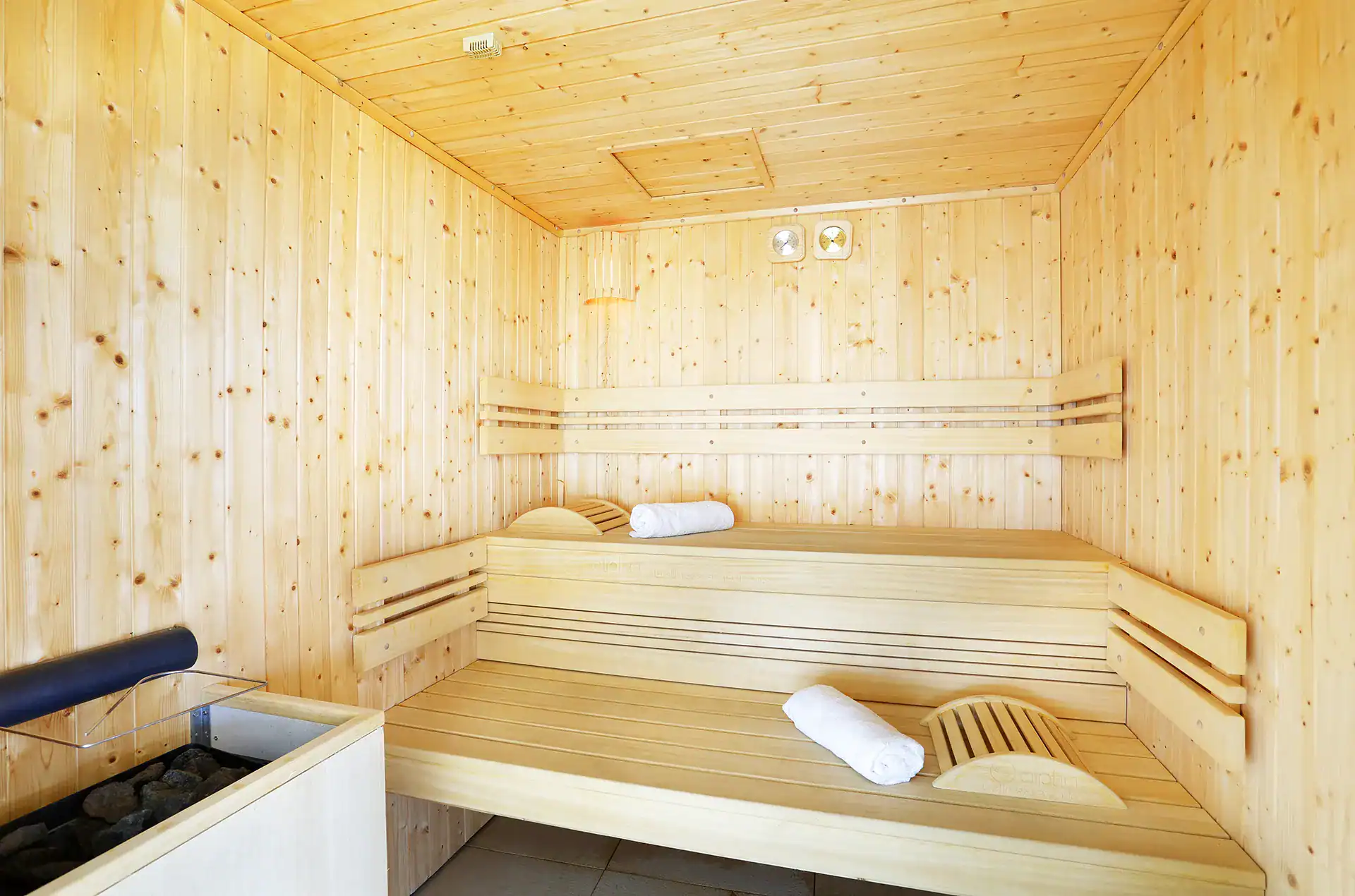 Sauna at the Goélia Les Balcons Pêcheurs holiday residence in Mimizan
