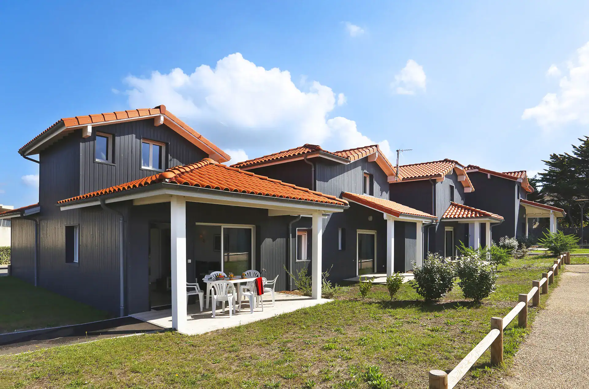 Example of a villa in the Goélia Les Balcons des pêcheurs holiday residence in Mimizan