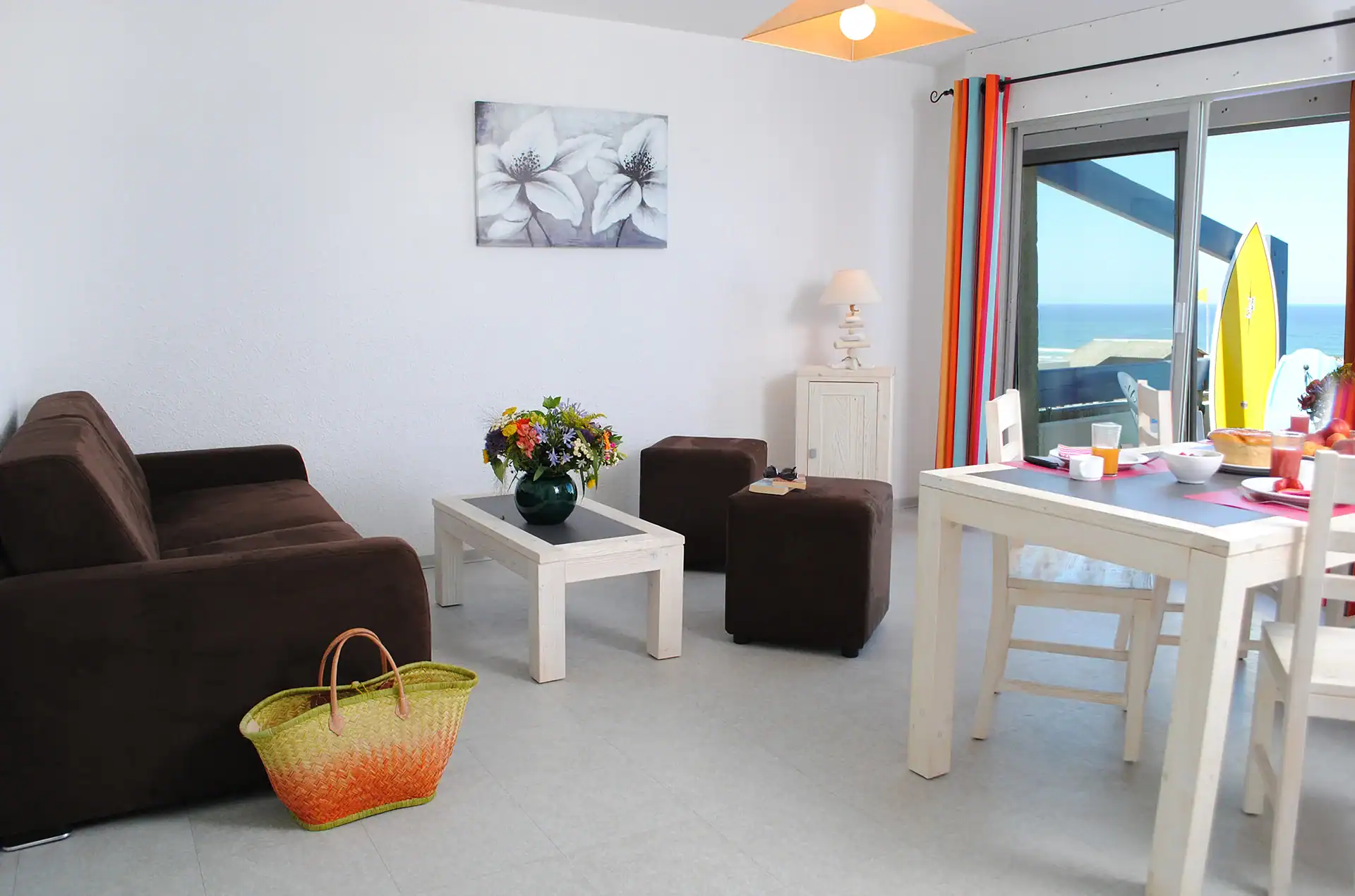 Exemple d'un logement de la résidence de vacances Goélia Les Gourbets à Mimizan avec vue sur mer