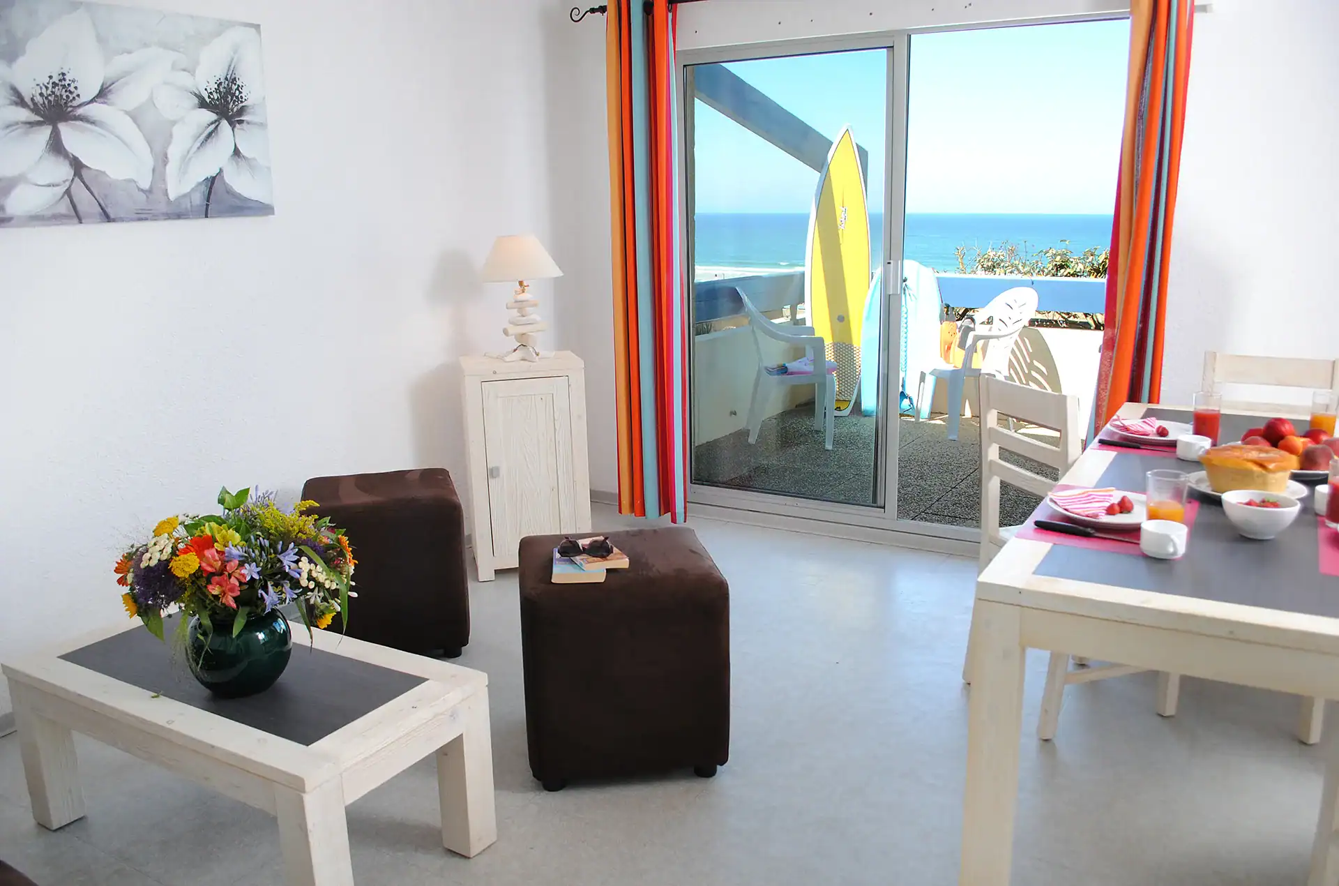 Exemple d'un logement de la résidence de vacances Goélia Les Gourbets à Mimizan avec vue sur mer