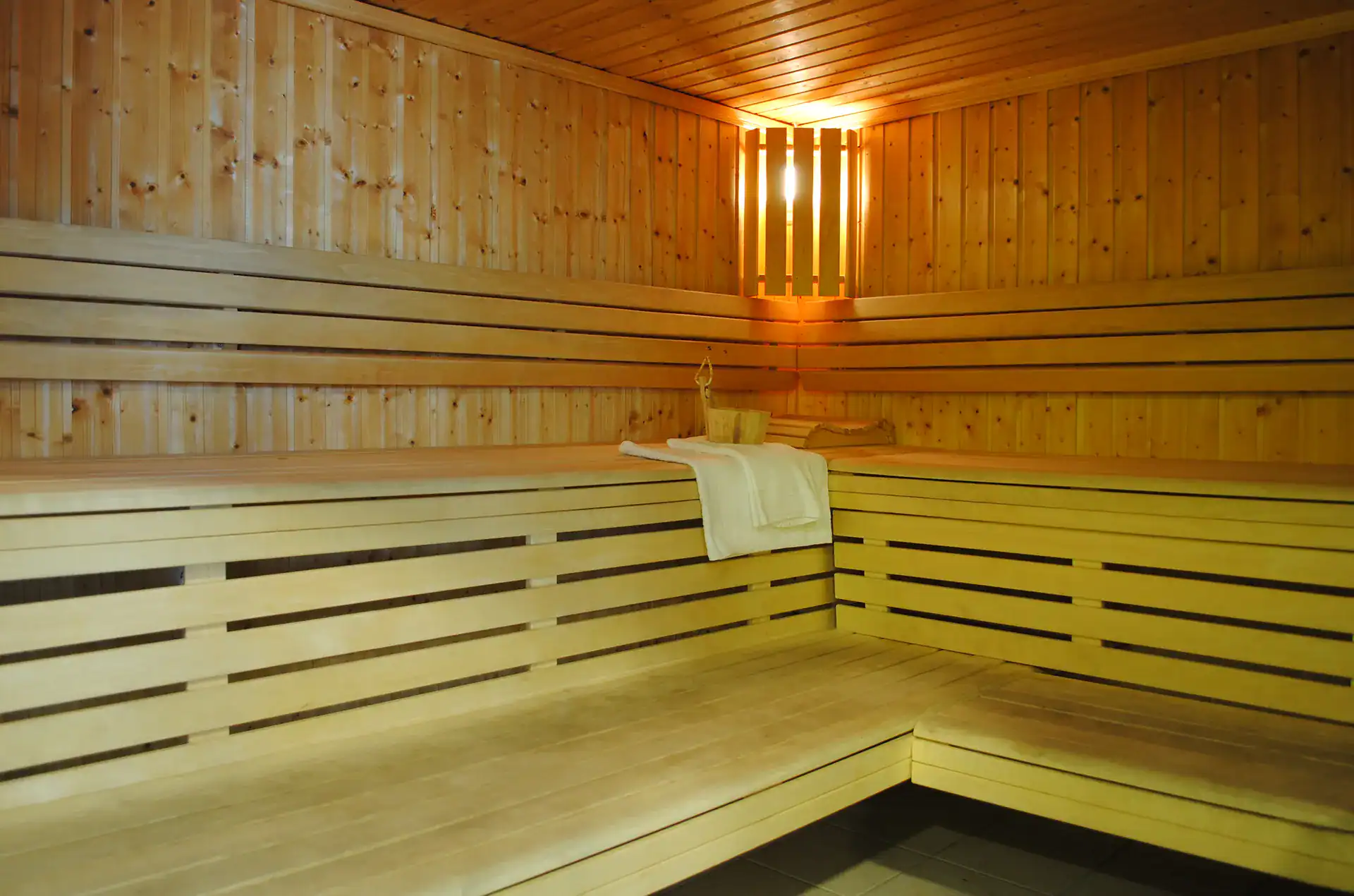 Sauna de la résidence de vacances Goélia Les Terrasses de l'Océan à Moliets