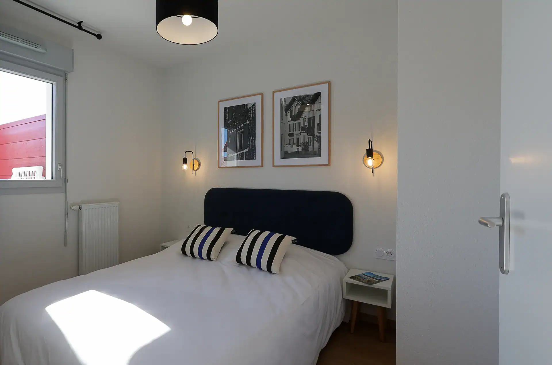 Example of a room of accommodation at the Goélia Le Domaine d'Uhaina holiday residence in Urrugne in the Basque Country