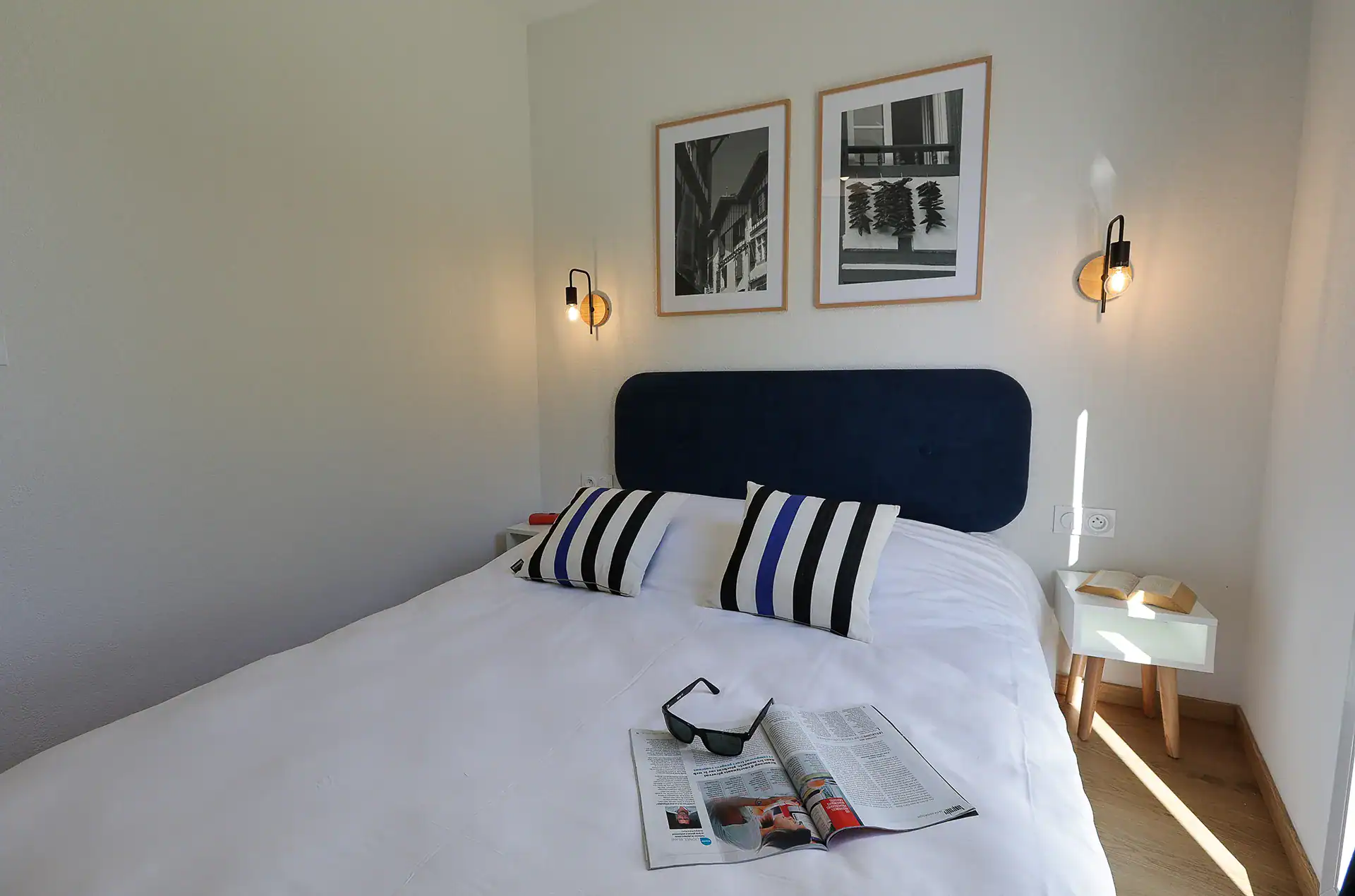 Example of a room of accommodation at the Goélia Le Domaine d'Uhaina holiday residence in Urrugne in the Basque Country