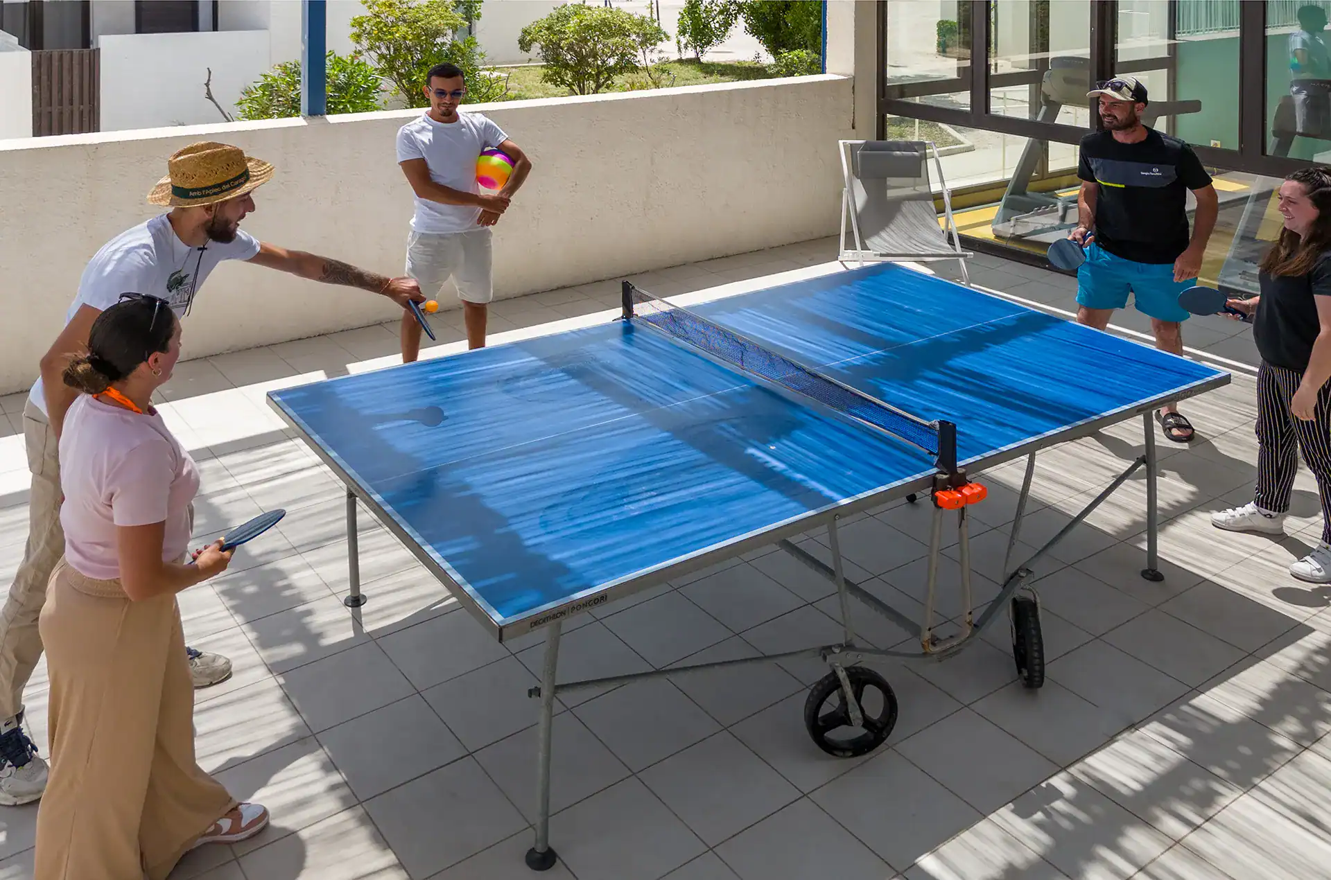 Tennis de table de la résidence de vacances Goélia Les Carrats à Port-Leucate