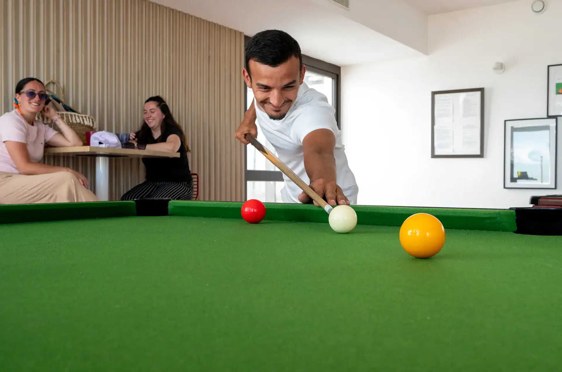 Billard de la résidence de vacances Goélia Les Carrats à Port-Leucate