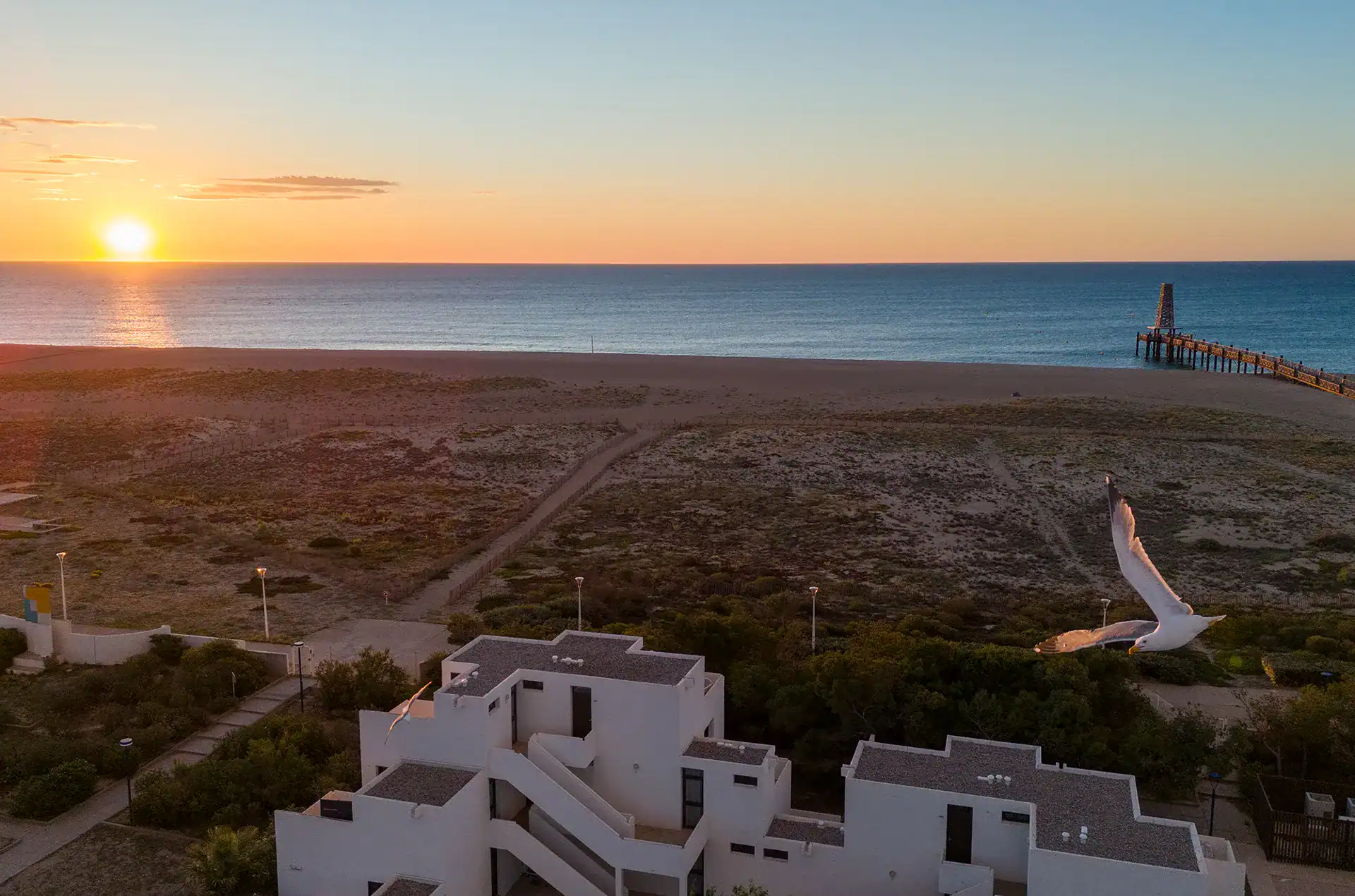 Emplacement de la résidence  de vacances Goélia Les Carrats à Port-Leucate