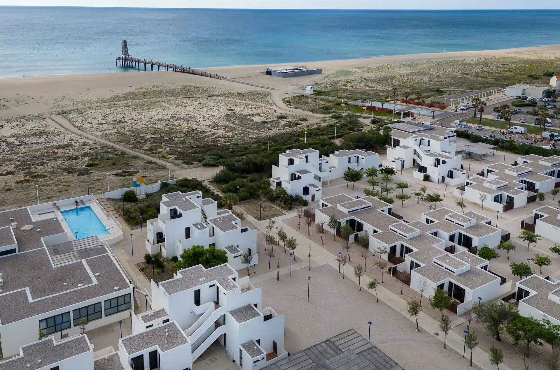 Emplacement de la résidence  de vacances Goélia Les Carrats à Port-Leucate