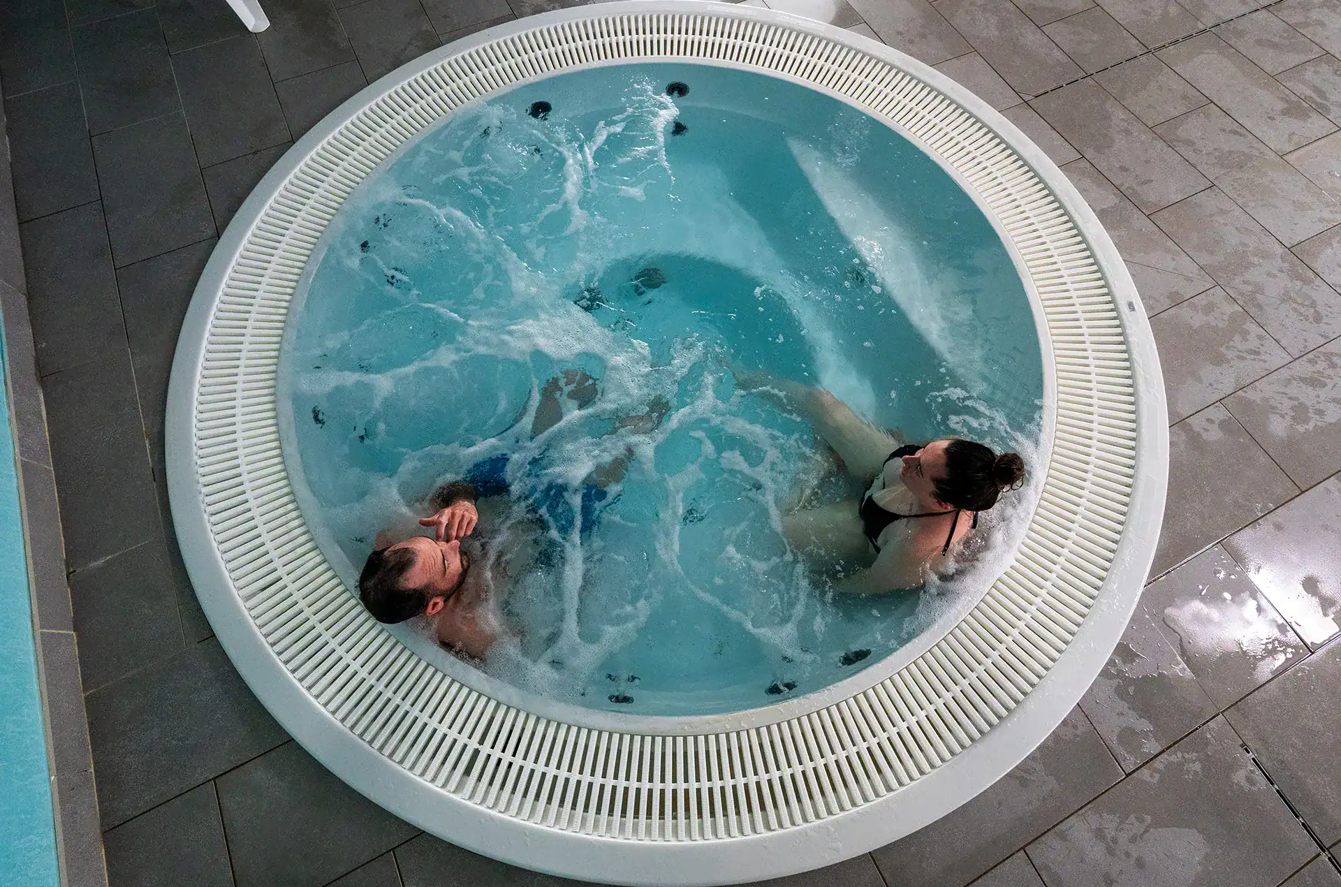 Bain à remous de la résidence de vacances Goélia Les Carrats à Port-Leucate