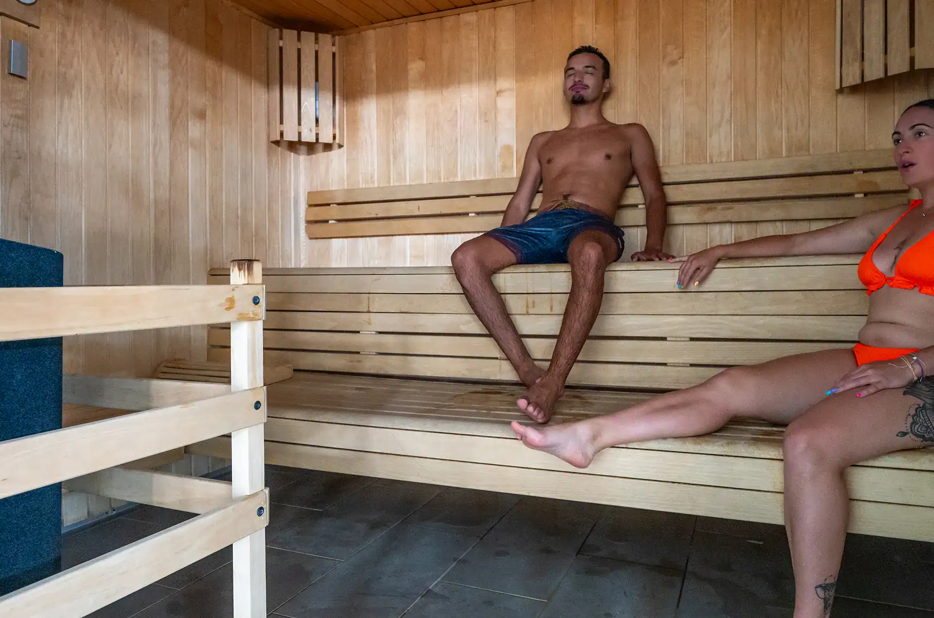 Sauna de la résidence de vacances Goélia Les Carrats à Port-Leucate