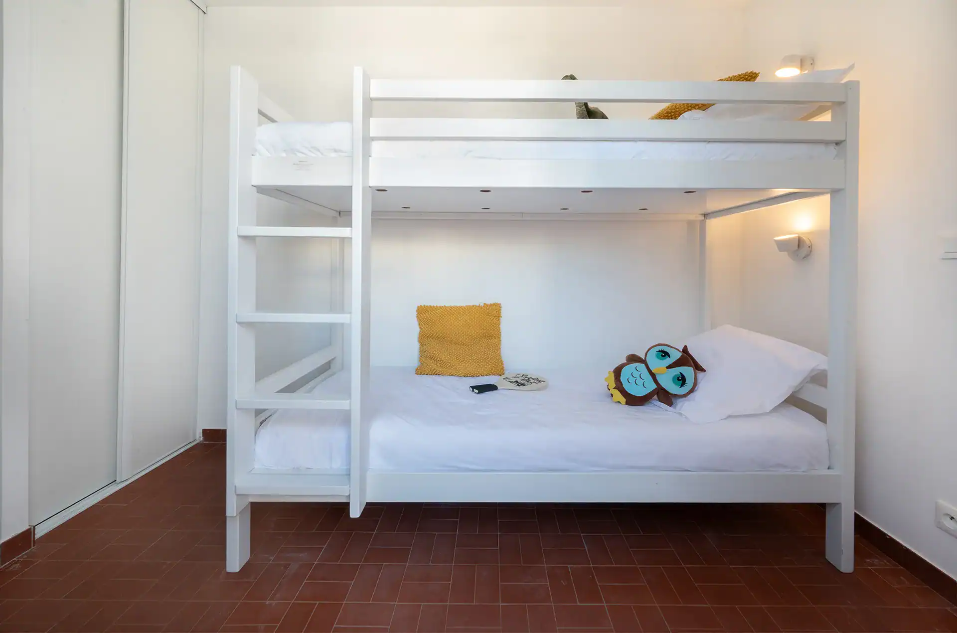 Exemple d'une chambre d'un logement de la résidence de vacances Goélia Les Carrats à Port-Leucate