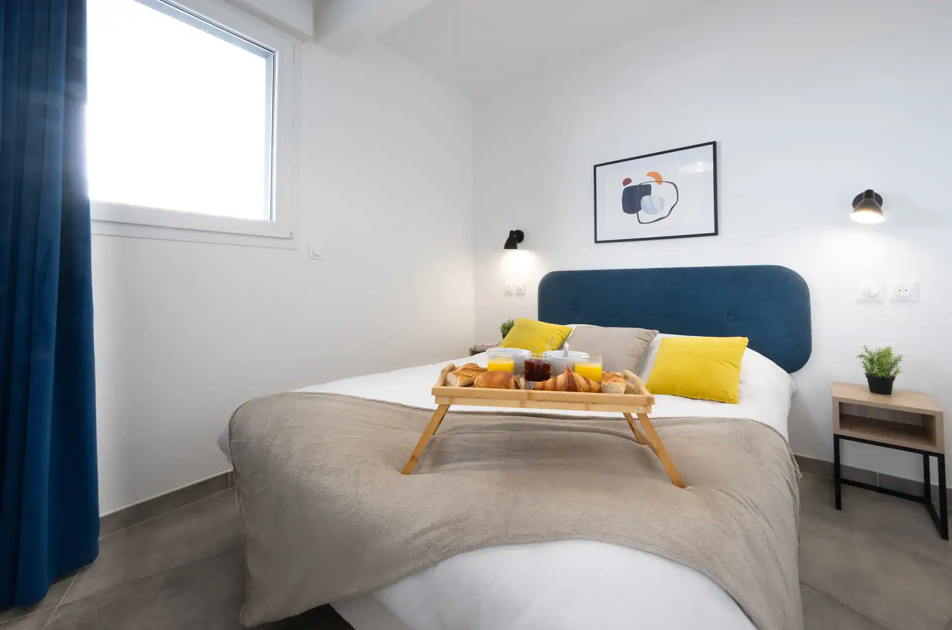 Example of a room at the Goélia Le Sylène holiday residence in Cap d'Agde