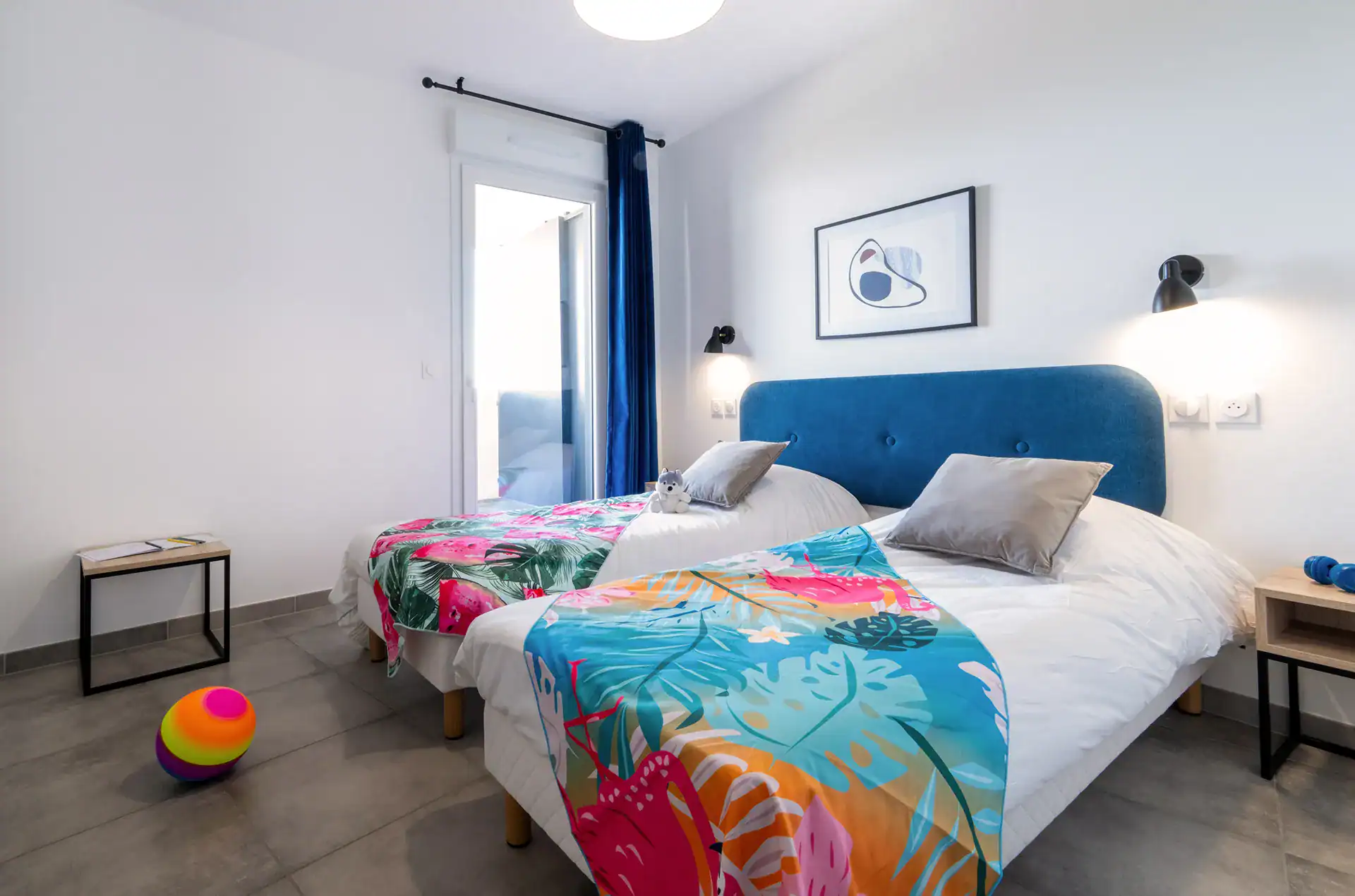 Example of a room at the Goélia Le Sylène holiday residence in Cap d'Agde